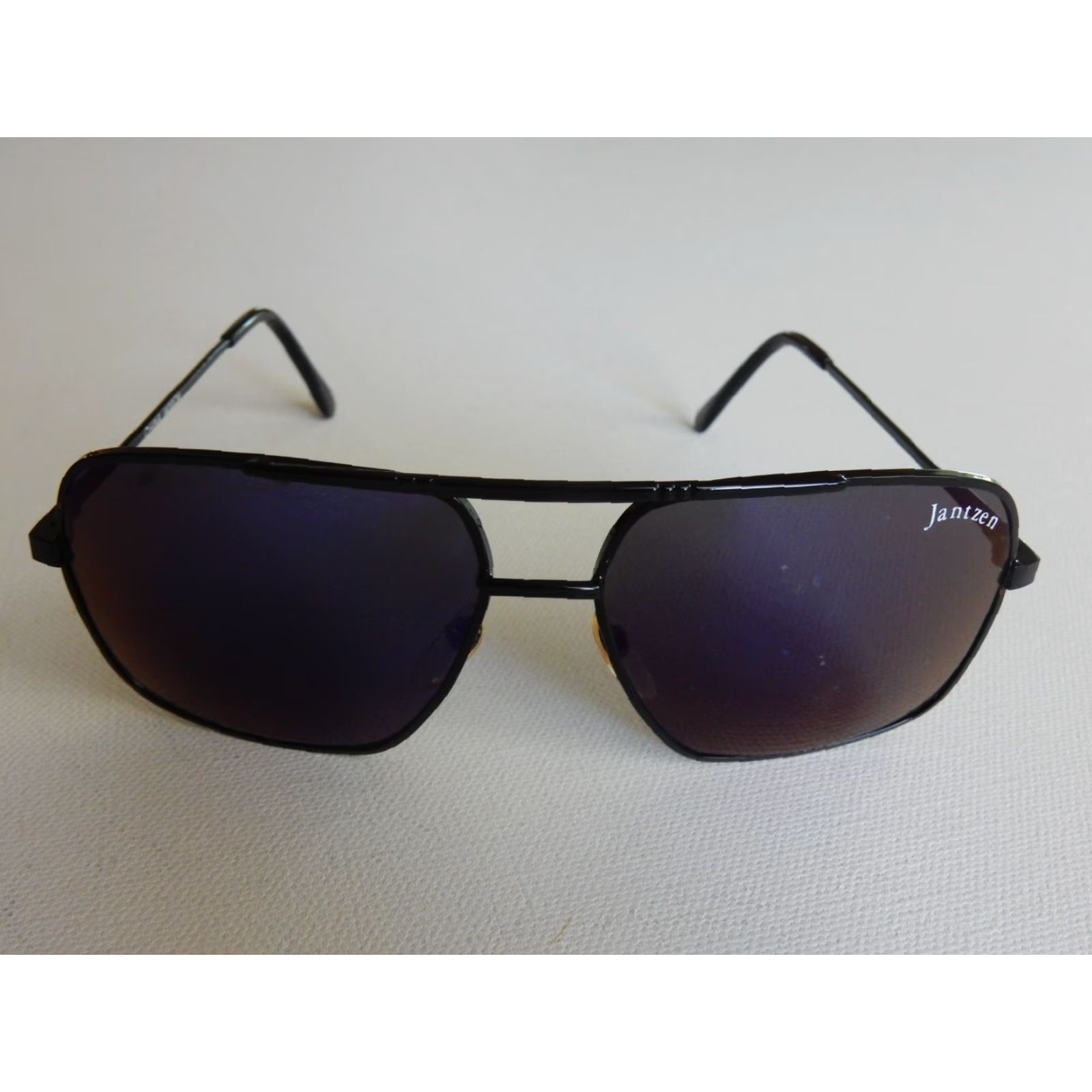 Jantzen VINTAGE Jantzen Aviator Sunglasses Men's Black 1980s Classic Retro Size ONE SIZE - 3 Thumbnail