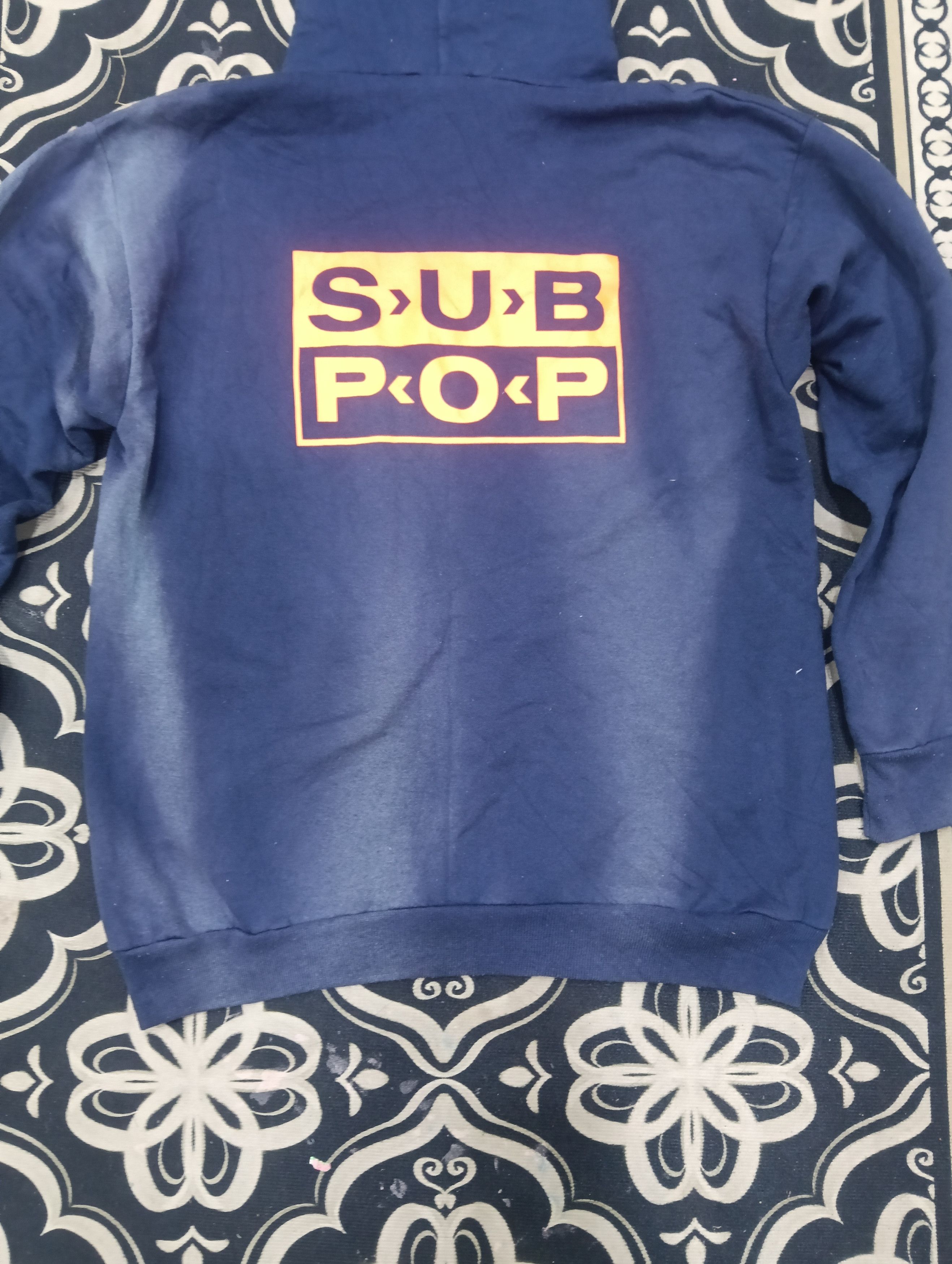 Band Tees Vintage Sub Pop Unemployed Hoodie Size US L / EU 52-54 / 3 - 8 Thumbnail