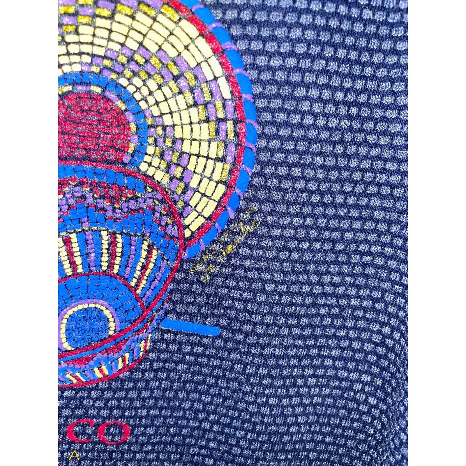 Vintage Vintage New Mexico Sedona Shirt NM Graphic Blue Tee 80s L Size US L / EU 52-54 / 3 - 6 Thumbnail