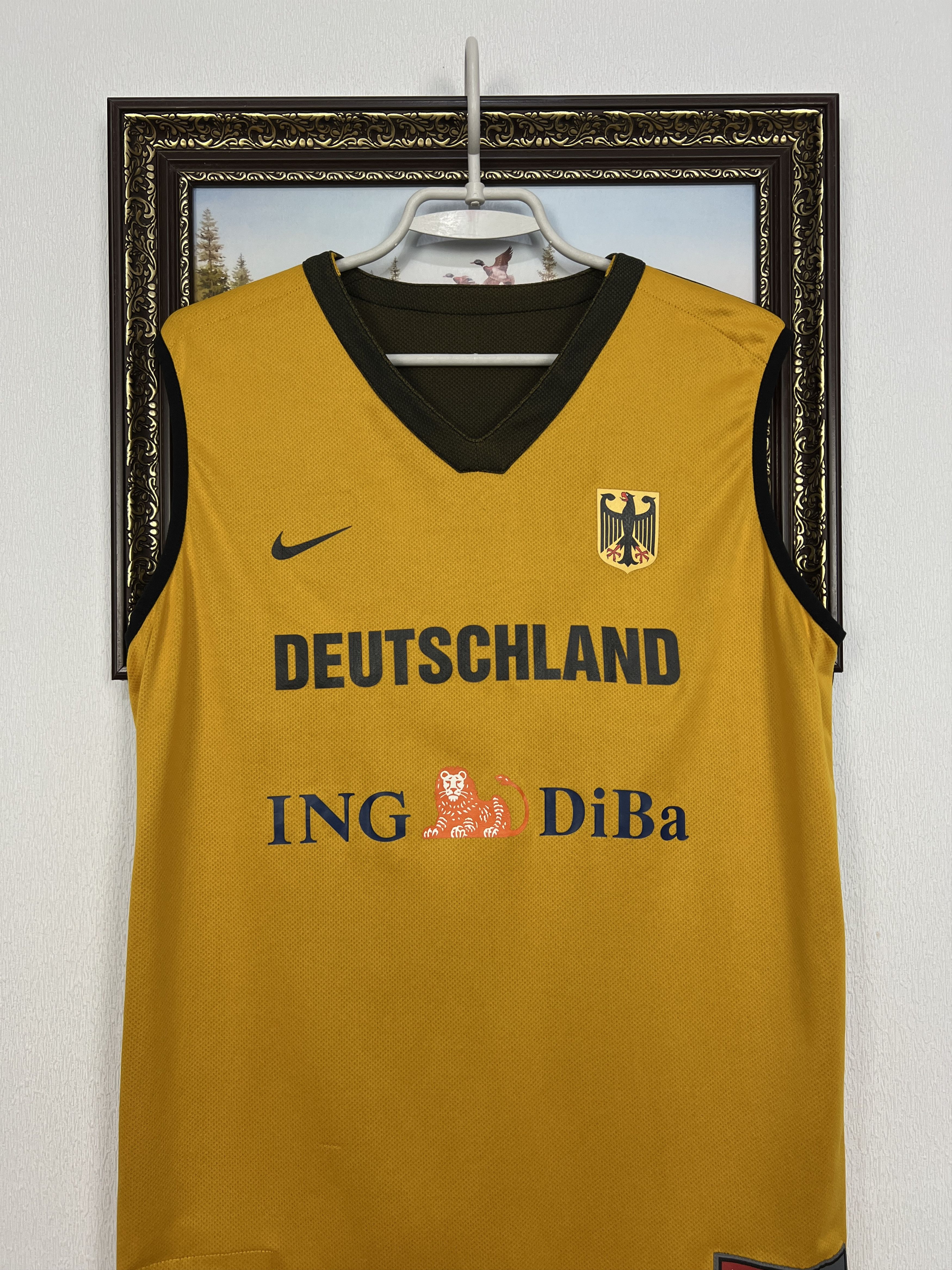 Nike Vintage Deutschland Germany Basketball Jersey Shirt Double Size US L / EU 52-54 / 3 - 2 Thumbnail