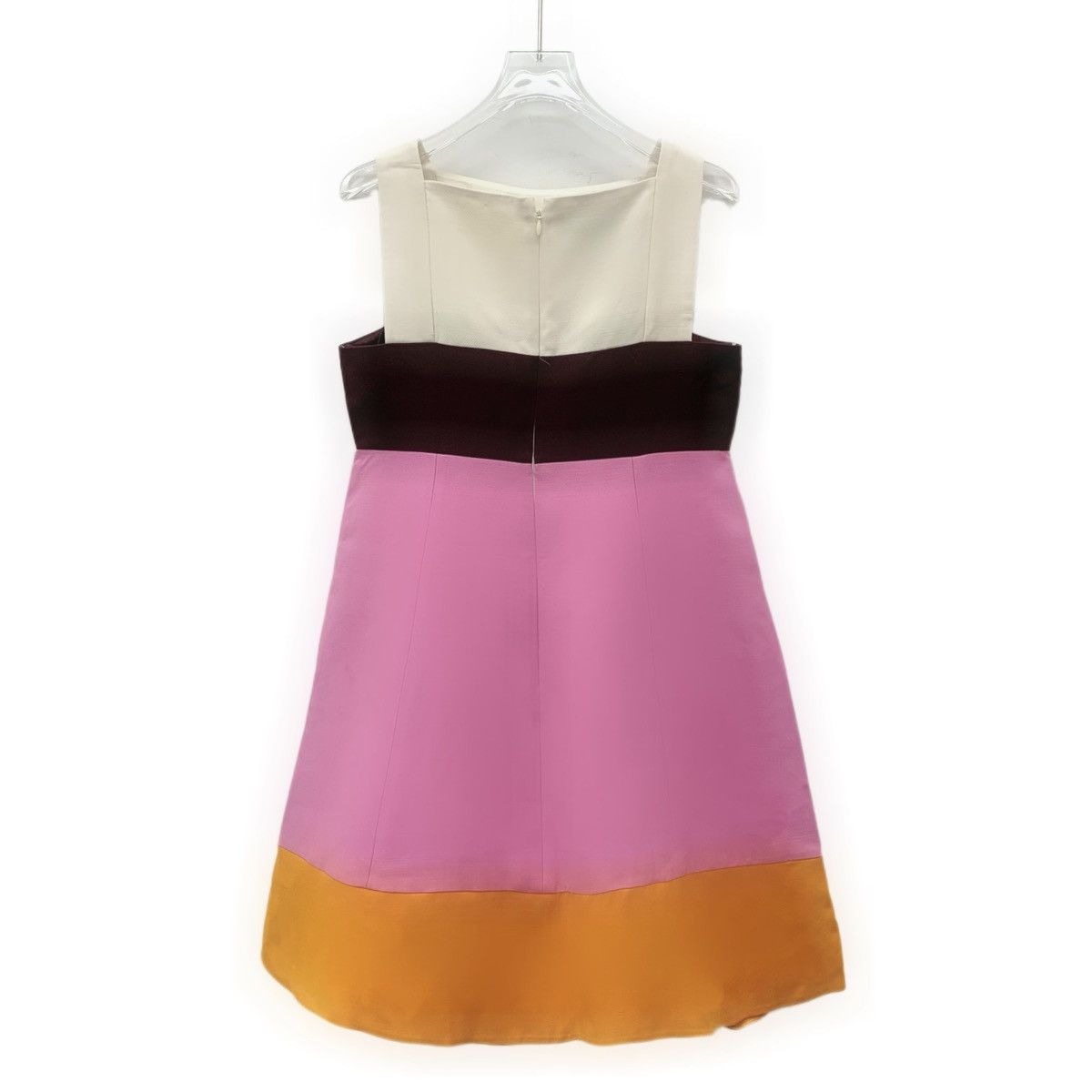 Valentino Valentino Color-block Square Neck Sleeveless Dress K26WX Size L / US 10 / IT 46 - 2 Thumbnail