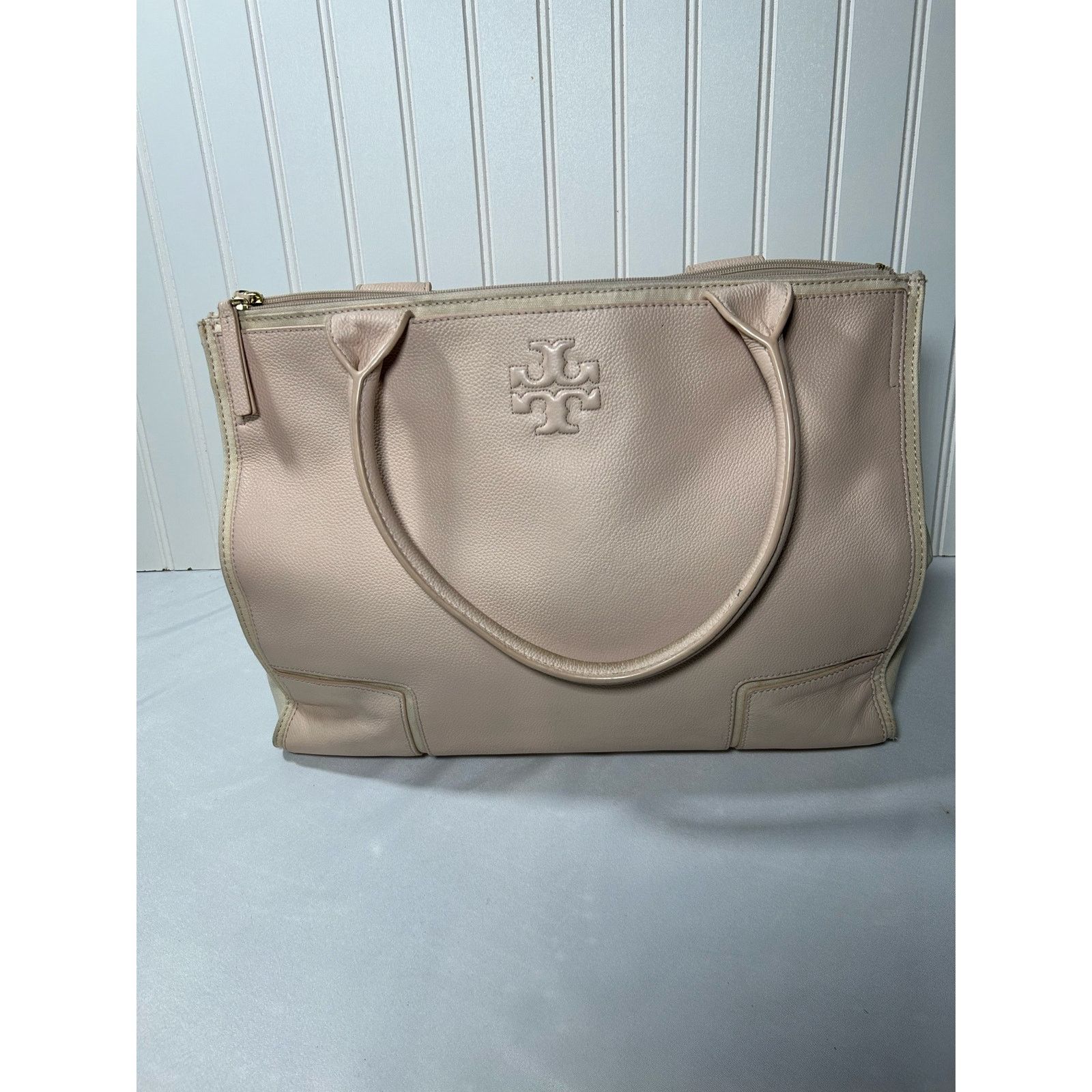 Tory Burch Tory Burch Ella cancas leather tote bag ￼ Size ONE SIZE - 1 Thumbnail