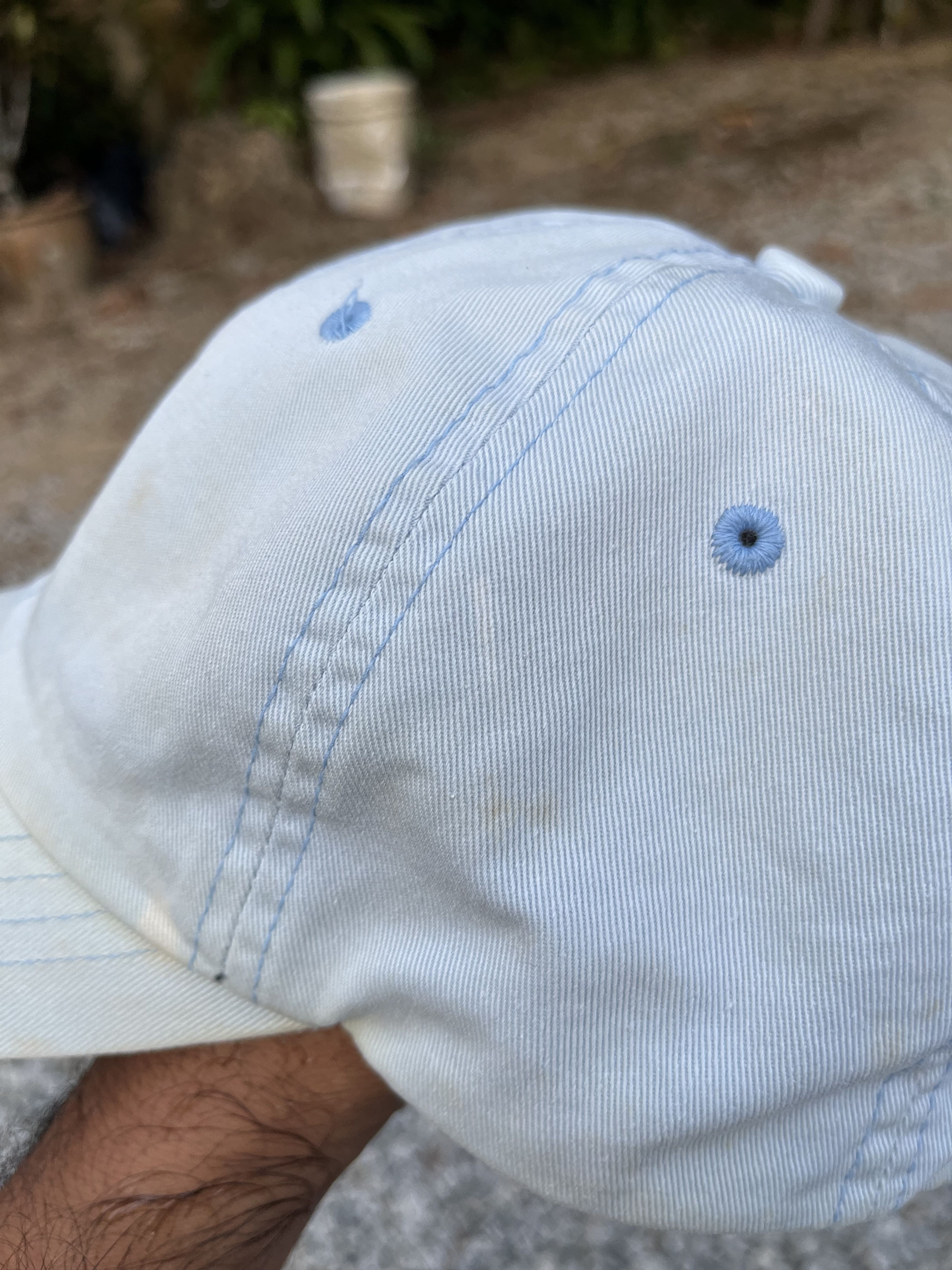 Polo Ralph Lauren × Vintage Vintage 90s Polo Ralph Lauren Sky Blue Designer style Size ONE SIZE - 9 Thumbnail