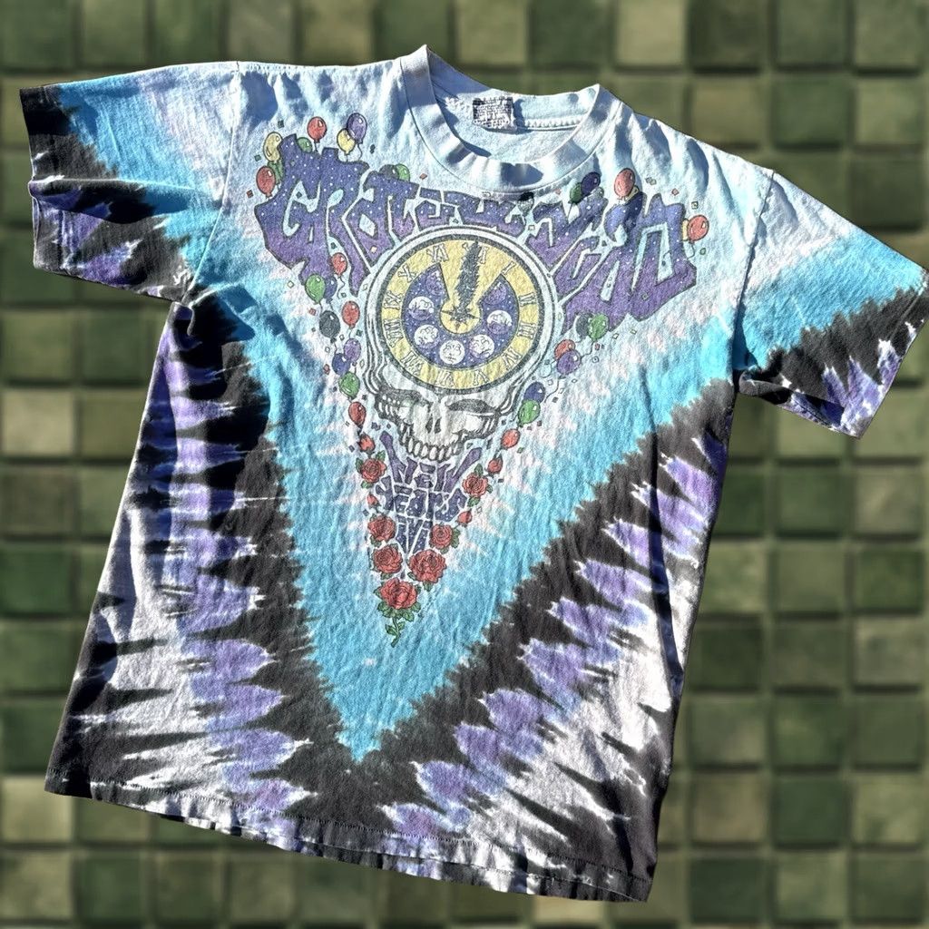 Liquid Blue VINTAGE Grateful Dead NYE 1990 1991 Liquid Blue Tie Dye Tour Shirt XL T-Shirt Men Size US L / EU 52-54 / 3 - 1 Thumbnail