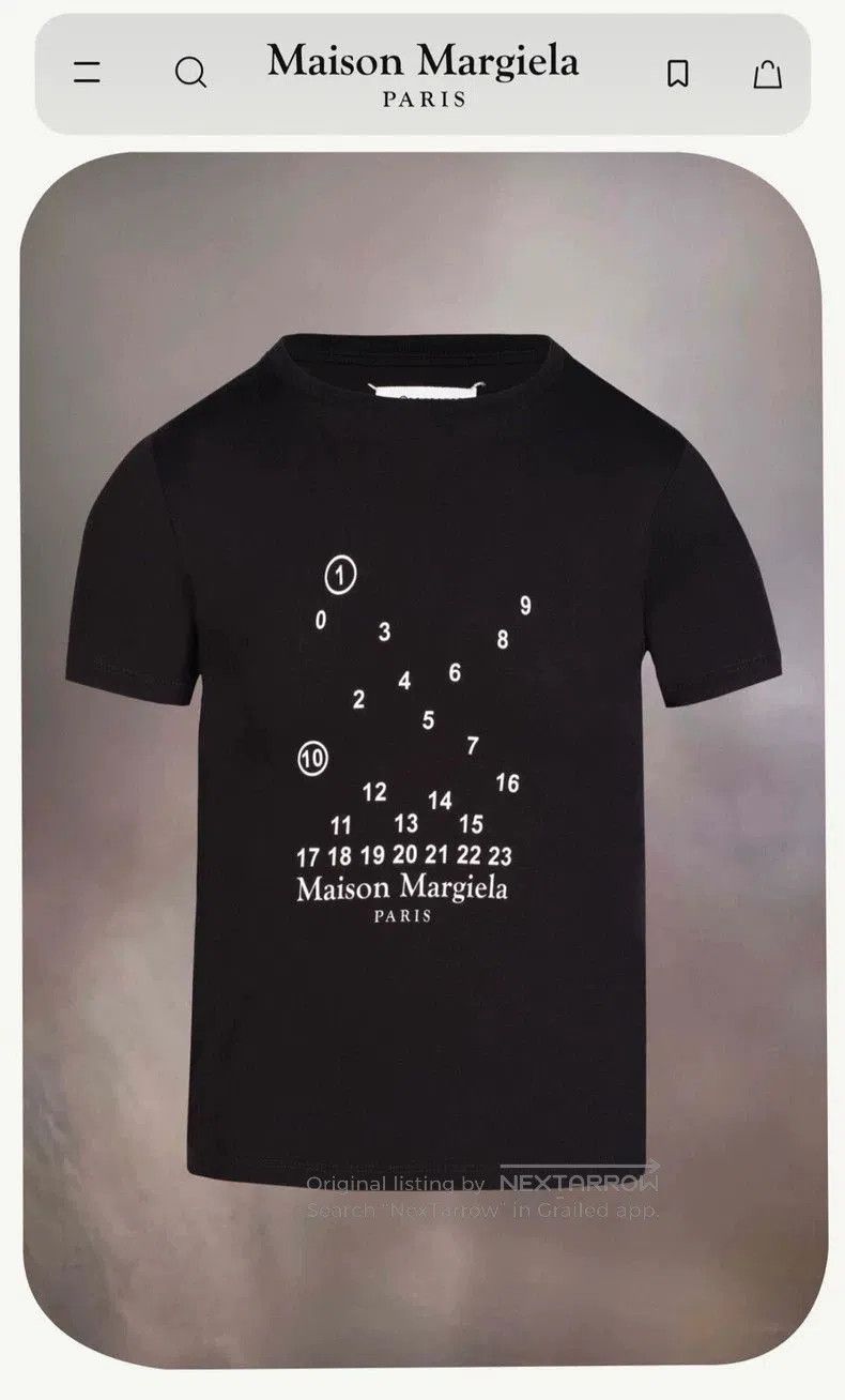 Maison Margiela Maison Margiela MM6 Number Print T. Size US L / EU 52-54 / 3 - 5 Thumbnail