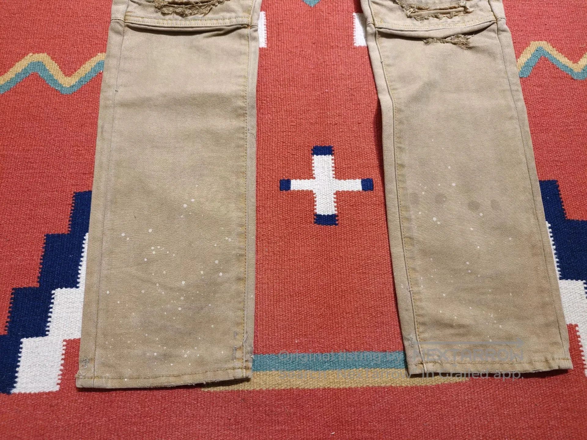 RRL Ralph Lauren RRL Ralph Lauren Distressed Worker Pants. Size US 30 / EU 46 - 4 Thumbnail