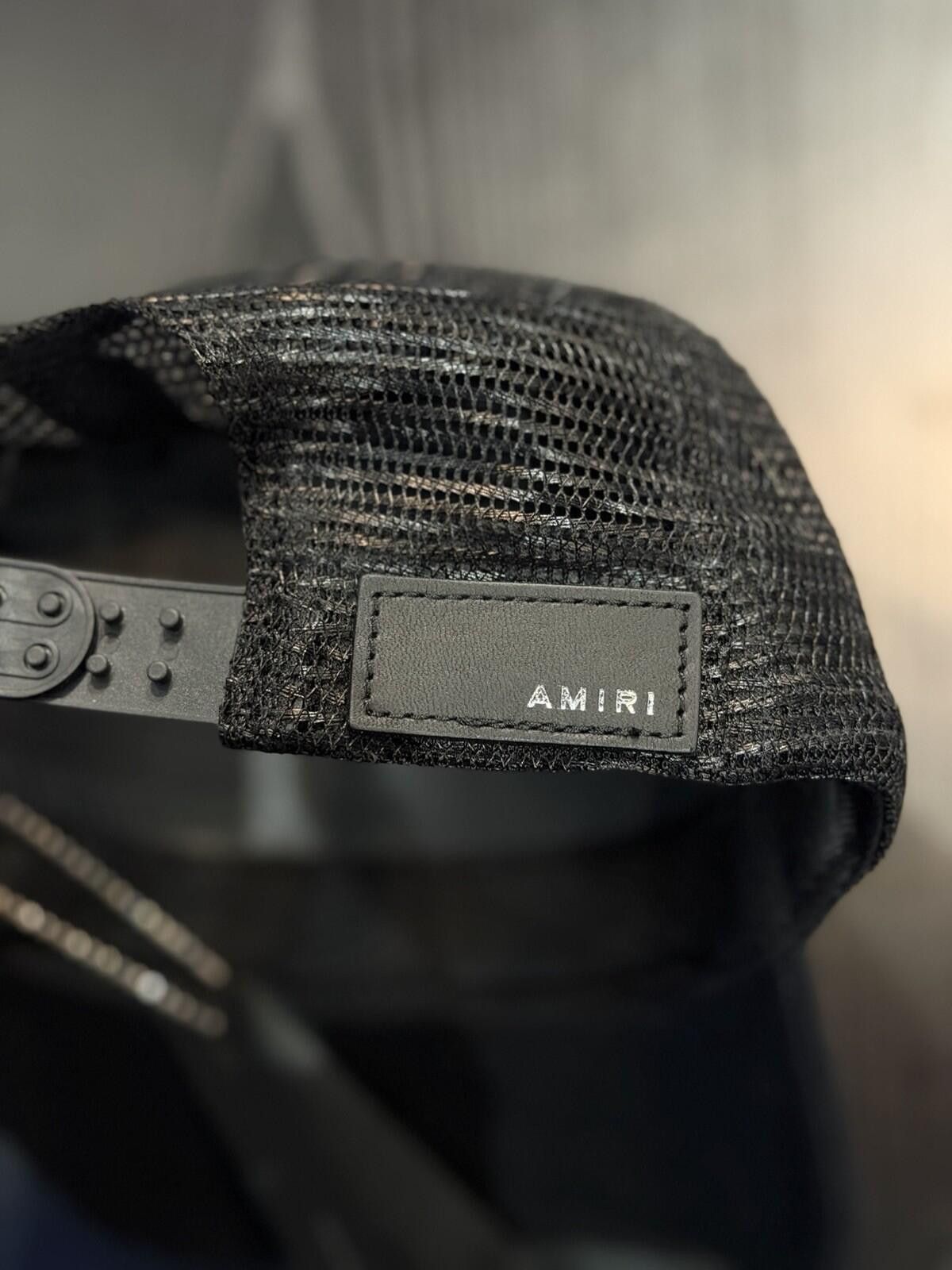 Amiri Amiri Star Logo Trucker Hat Black/Neon Brand New Size ONE SIZE - 7 Thumbnail