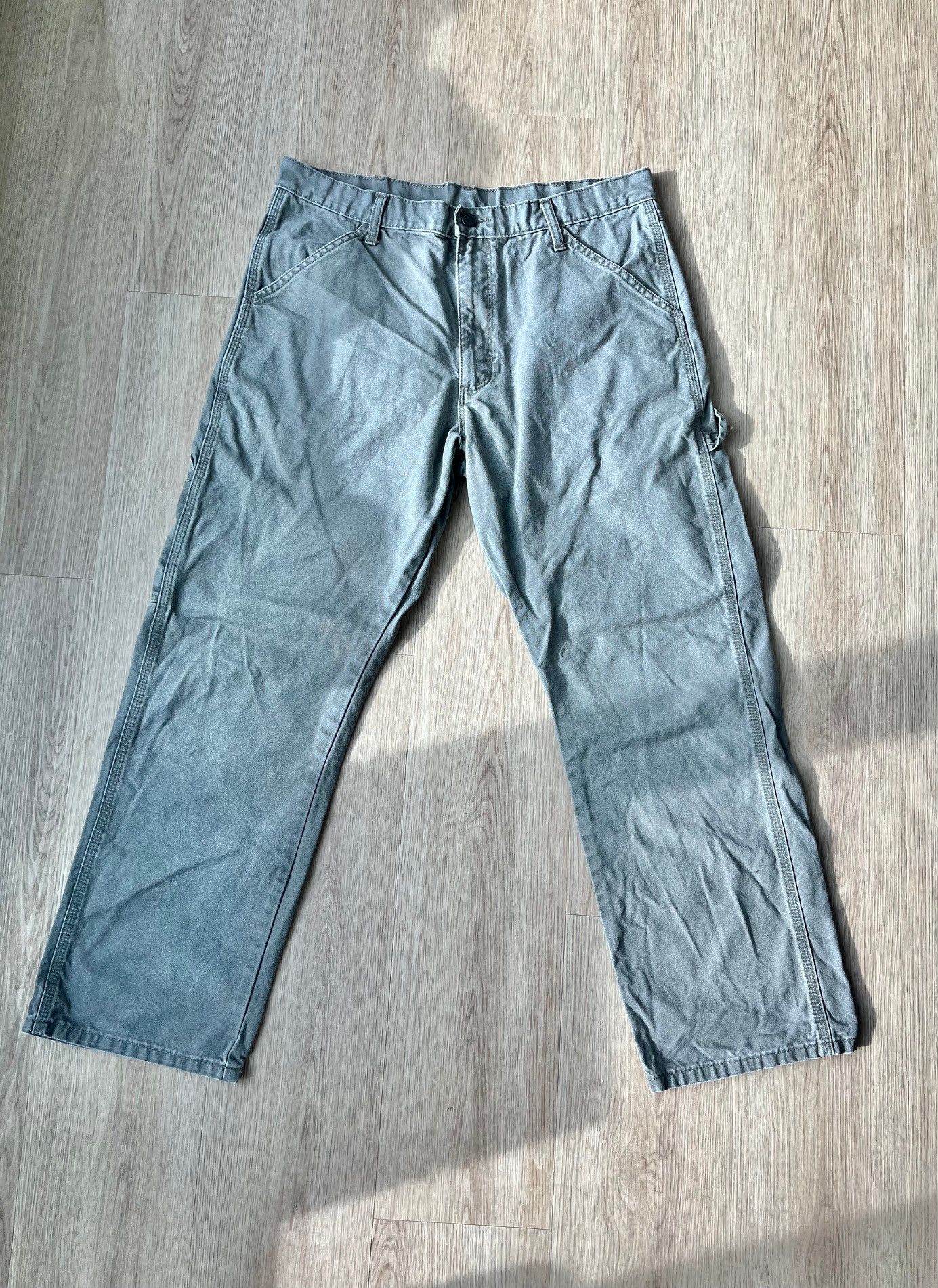 Rustler Vintage Rustler Gray Carpenter Pants Size US 30 / EU 46 - 1 Thumbnail