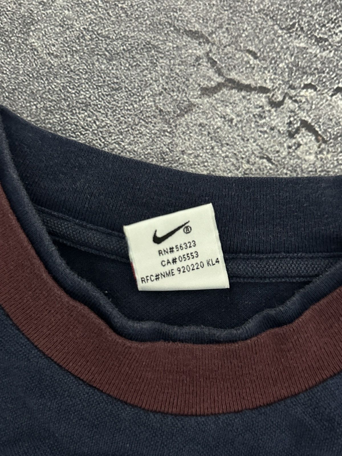 Nike × Vintage Vintage 90s NIke Embroidered Big Swoosh T-Shirt M Size Size US M / EU 48-50 / 2 - 5 Thumbnail