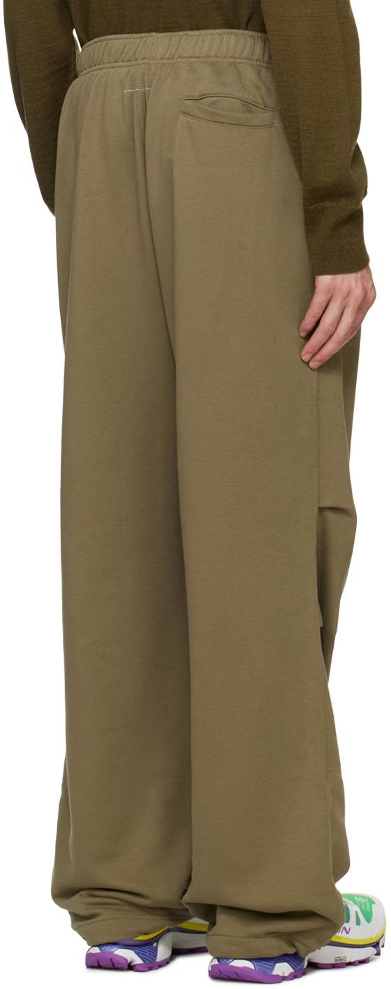 MM6 × Maison Margiela MM6 Maison Margiela Green Tucked Sweatpants Size US 36 / EU 52 - 3 Thumbnail