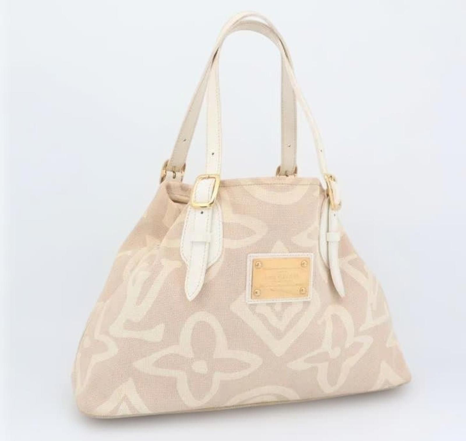 Louis Vuitton Louis Vuitton - Beige Monogram Canvas Handbag Size ONE SIZE - 4 Thumbnail