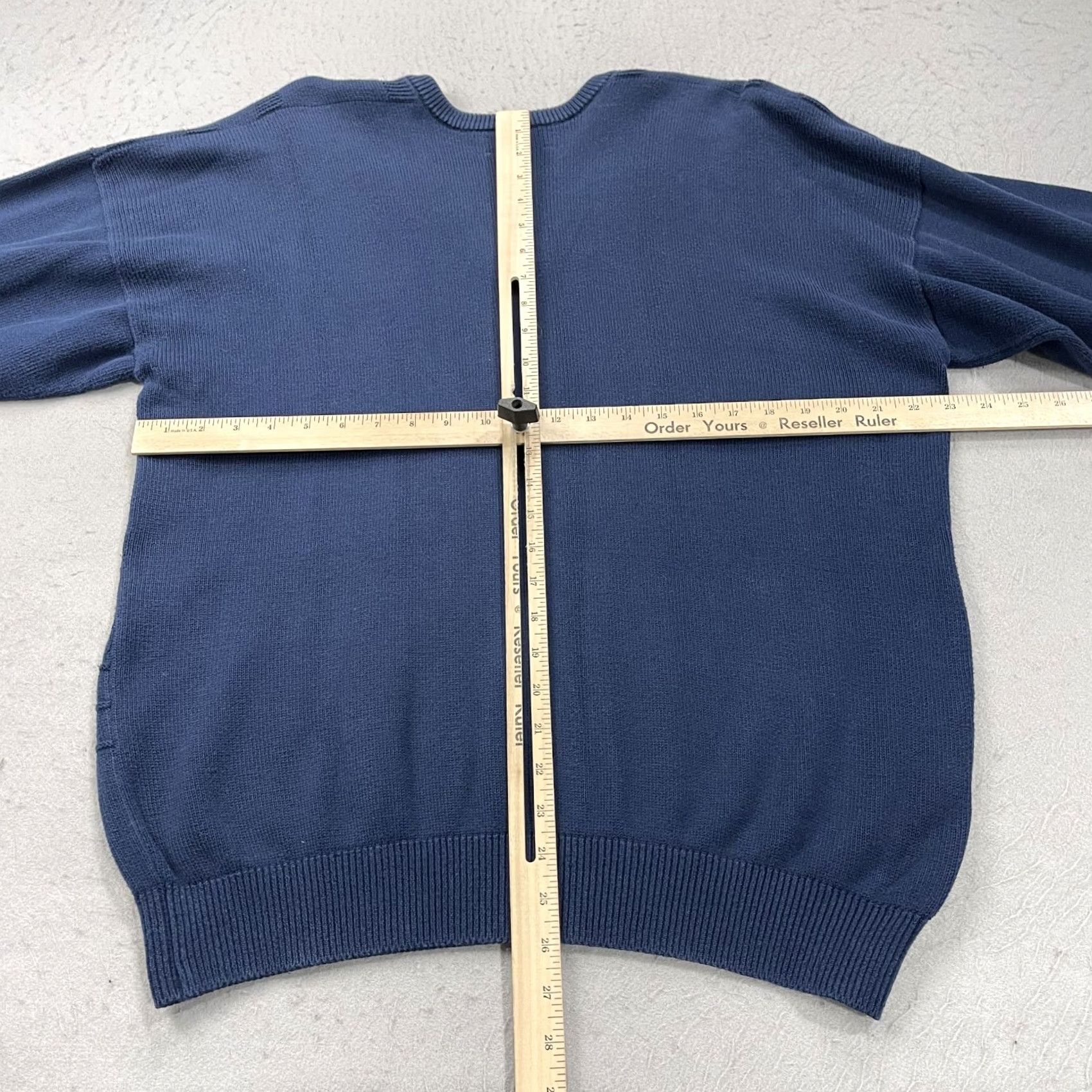 Titleist VINTAGE Titleist Golf Sweater Mens Large Blue Textured V Neck Knit Wynstone 90s Size US L / EU 52-54 / 3 - 7 Thumbnail