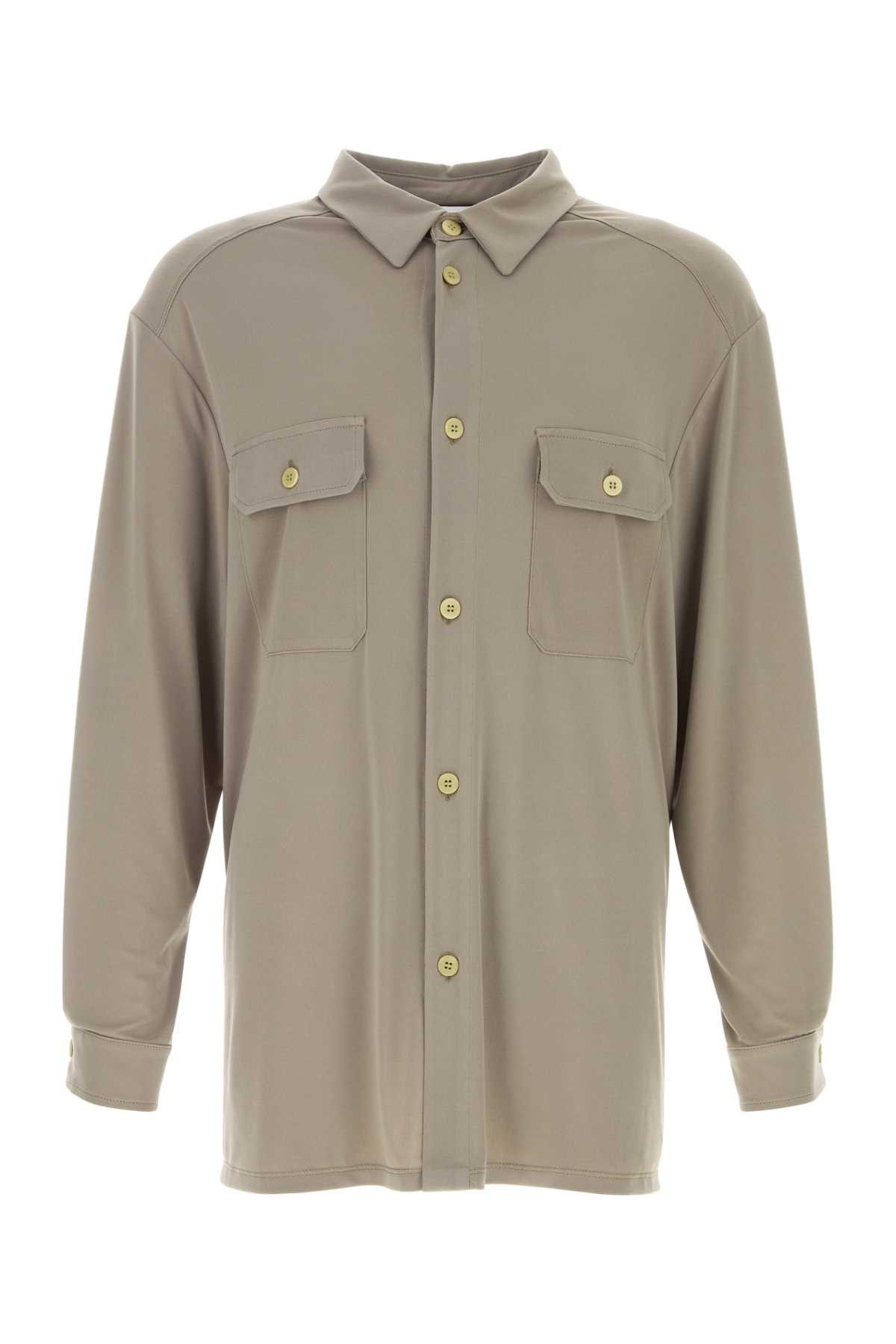 Magliano Khaki Stretch Polyester Vendemmia Shirt Size US L / EU 52-54 / 3 - 1 Thumbnail