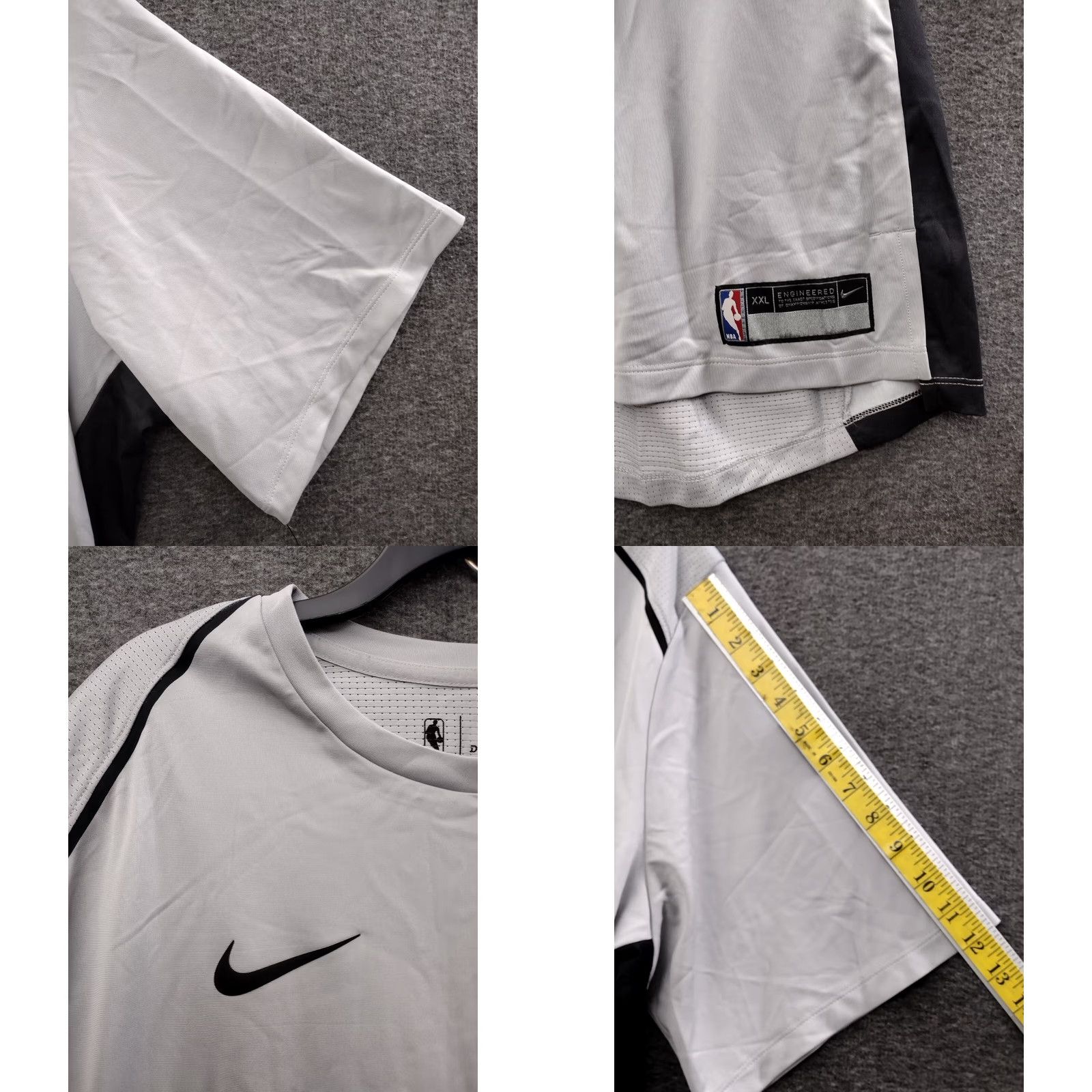 Nike Nike Dri-Fit Shooting Shirt Nike Austin Spurs Performance XXL Gray Basketball Men Shirts Size US XXL / EU 58 / 5 - 8 Thumbnail