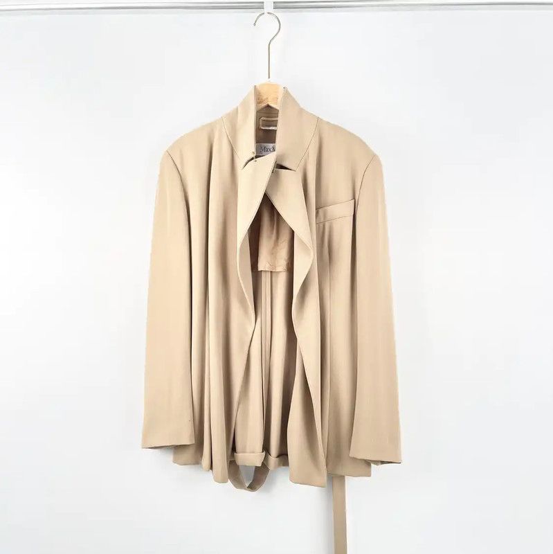 Max Mara MaxMara Spring Autumn Khaki Women's Jacket 0089 Size M / US 6-8 / IT 42-44 - 1 Thumbnail