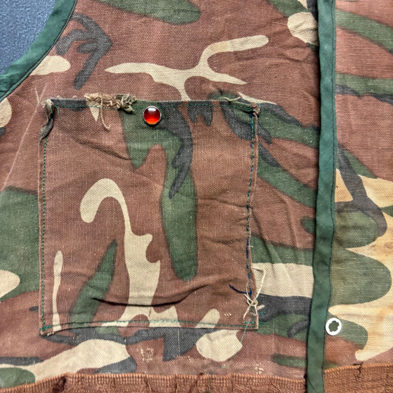 Handmade Handmade Camo Utility Vest Distressed Military Tactical Styl Size US M / EU 48-50 / 2 - 4 Thumbnail