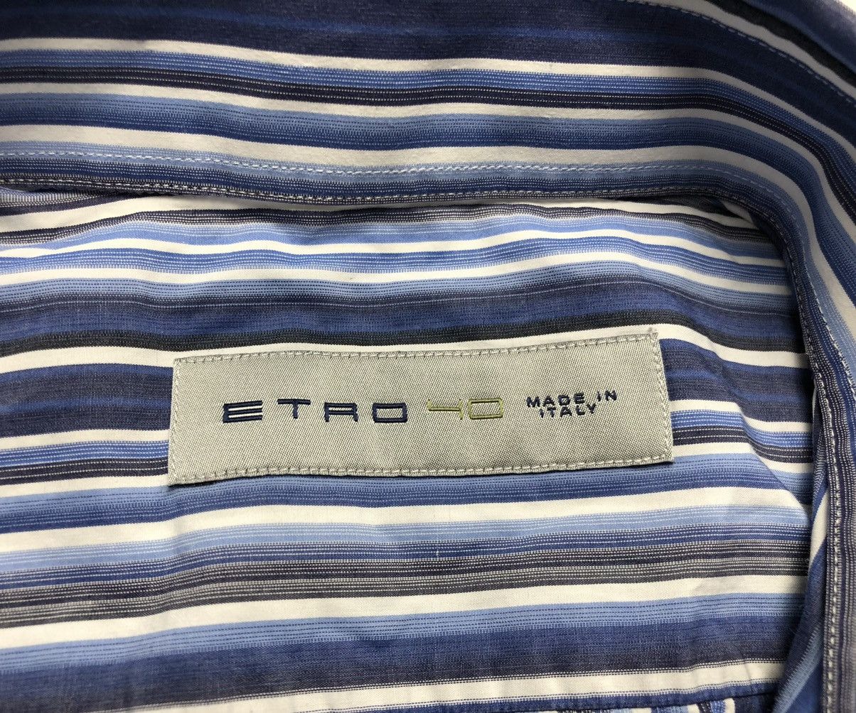 Etro Etro cotton multicolour striped shirt Size US M / EU 48-50 / 2 - 5 Thumbnail