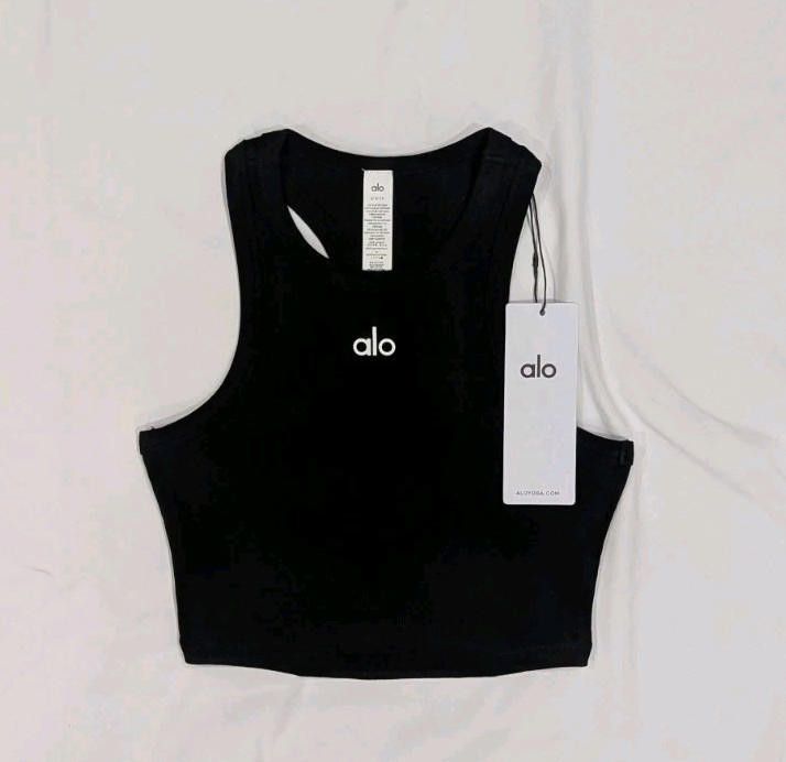 Alo Alo Yoga Aspire Tank – Black, Size S Size S / US 4 / IT 40 - 4 Thumbnail