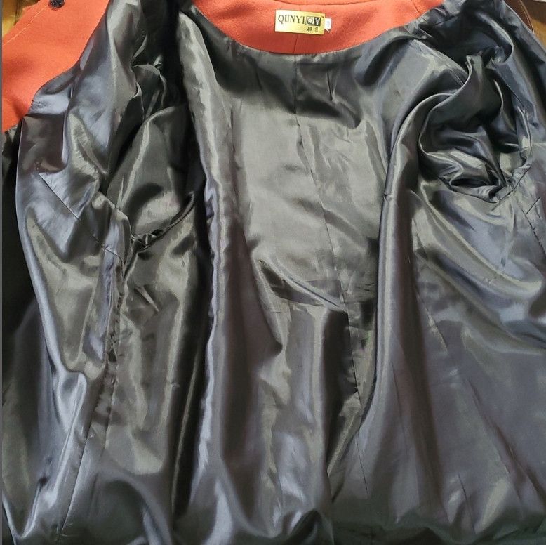 Other Qunyi Size XL Coat Jacket Asian Oriental Chinese Black Red Size XL / US 12-14 / IT 48-50 - 9 Thumbnail