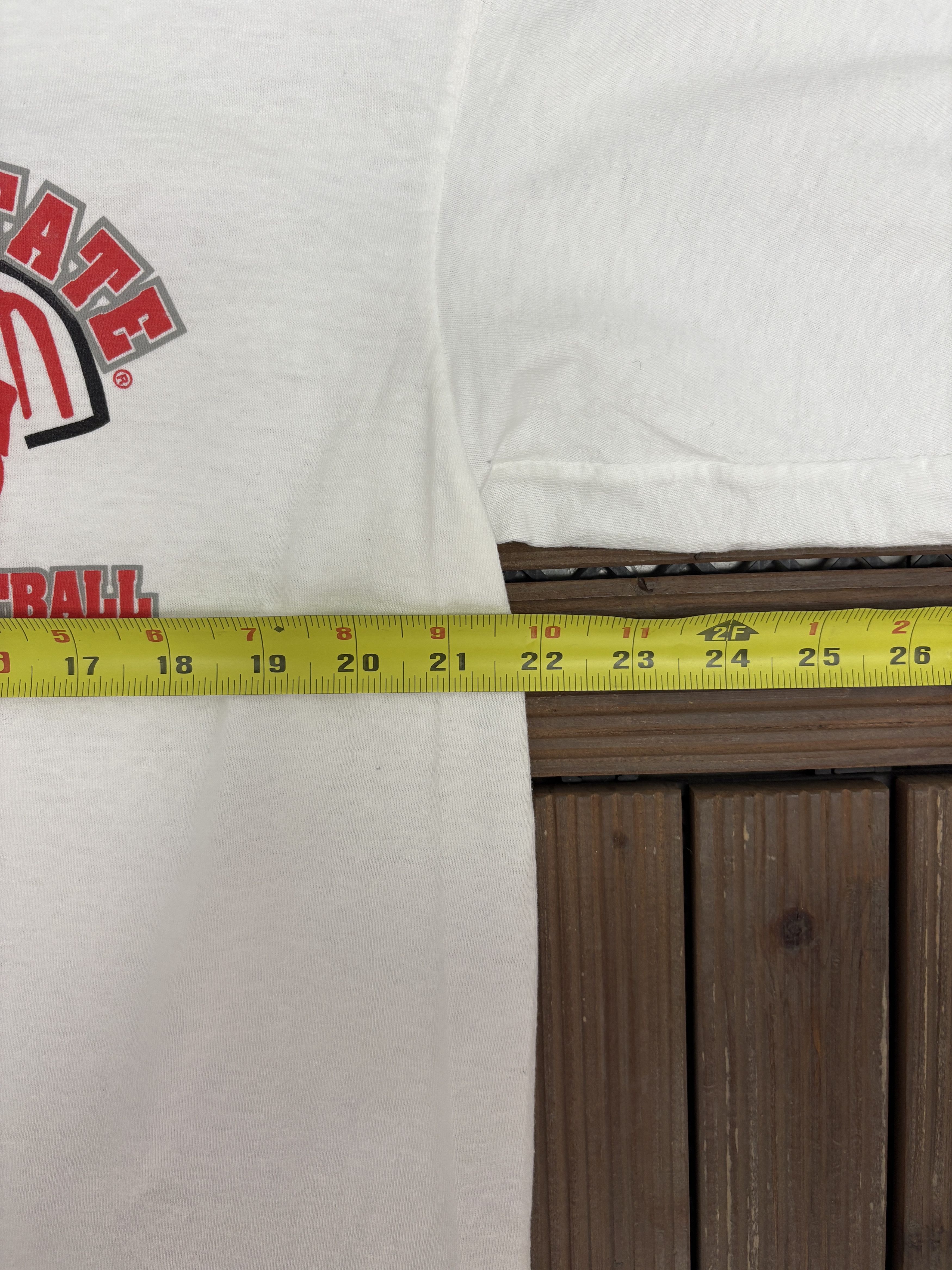 Vintage Ohio State Buckeyes Basketball Vintage White T-Shirt Tee Size US XL / EU 56 / 4 - 7 Thumbnail