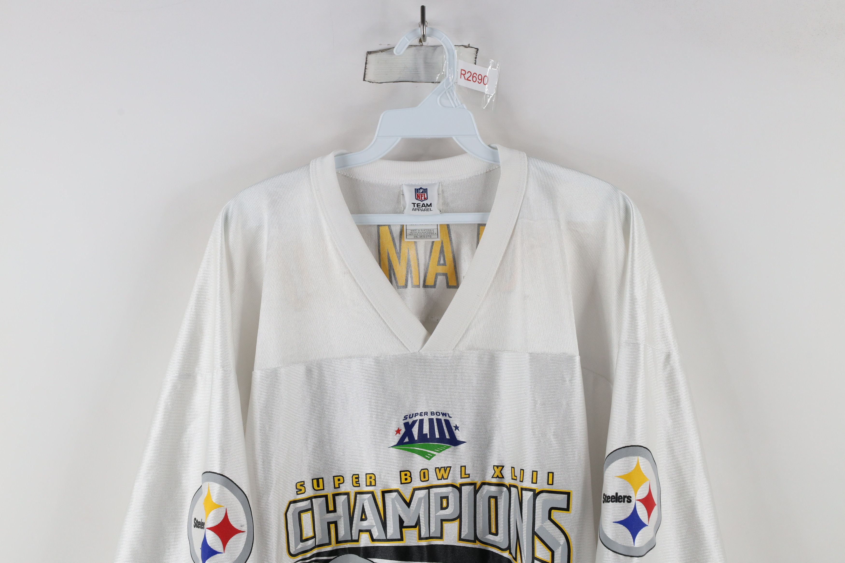 Vintage Vintage Troy Polamalu Pittsburgh Steelers Football Jersey Size US XXL / EU 58 / 5 - 2 Thumbnail