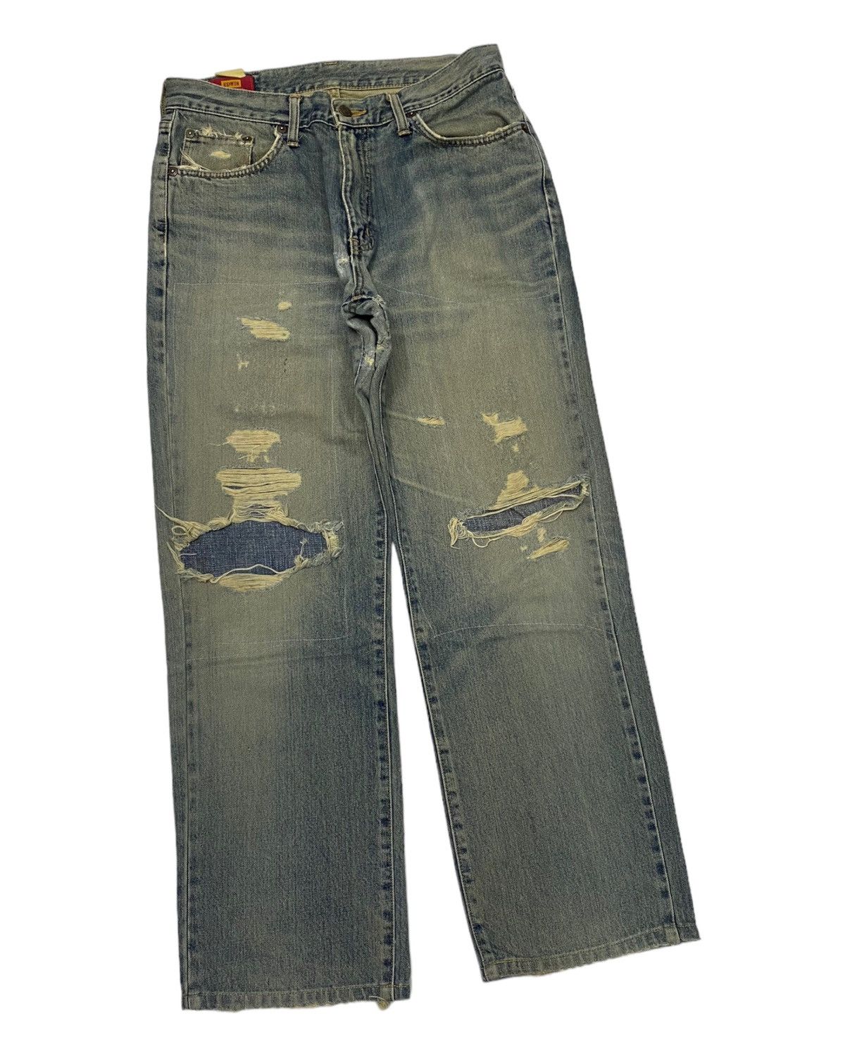 Other BAGGY JEANS EDWIN DISTRESSED DENIM JEANS Size US 32 / EU 48 - 3 Thumbnail
