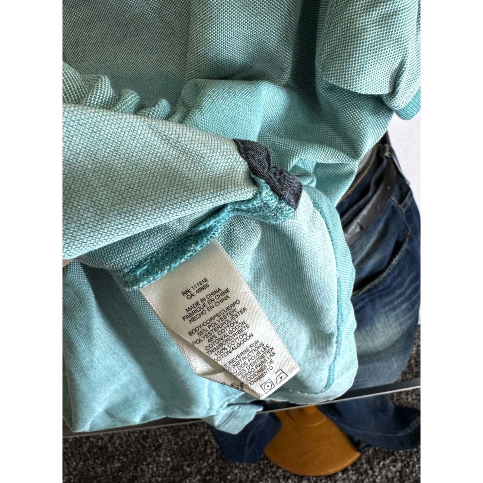 Michael Kors Michael Kors Shirt Mens L Sharp Greenish Ctn POLO Size US L / EU 52-54 / 3 - 8 Thumbnail