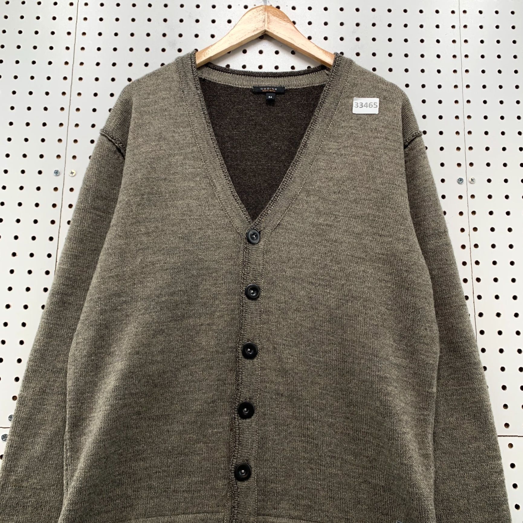 Vintage VINTAGE Codice Alpaca Wool Cardigan Sweater Mens Size L Brown Button Tight-Knit V-Neck Made in Italy Size US L / EU 52-54 / 3 - 5 Thumbnail