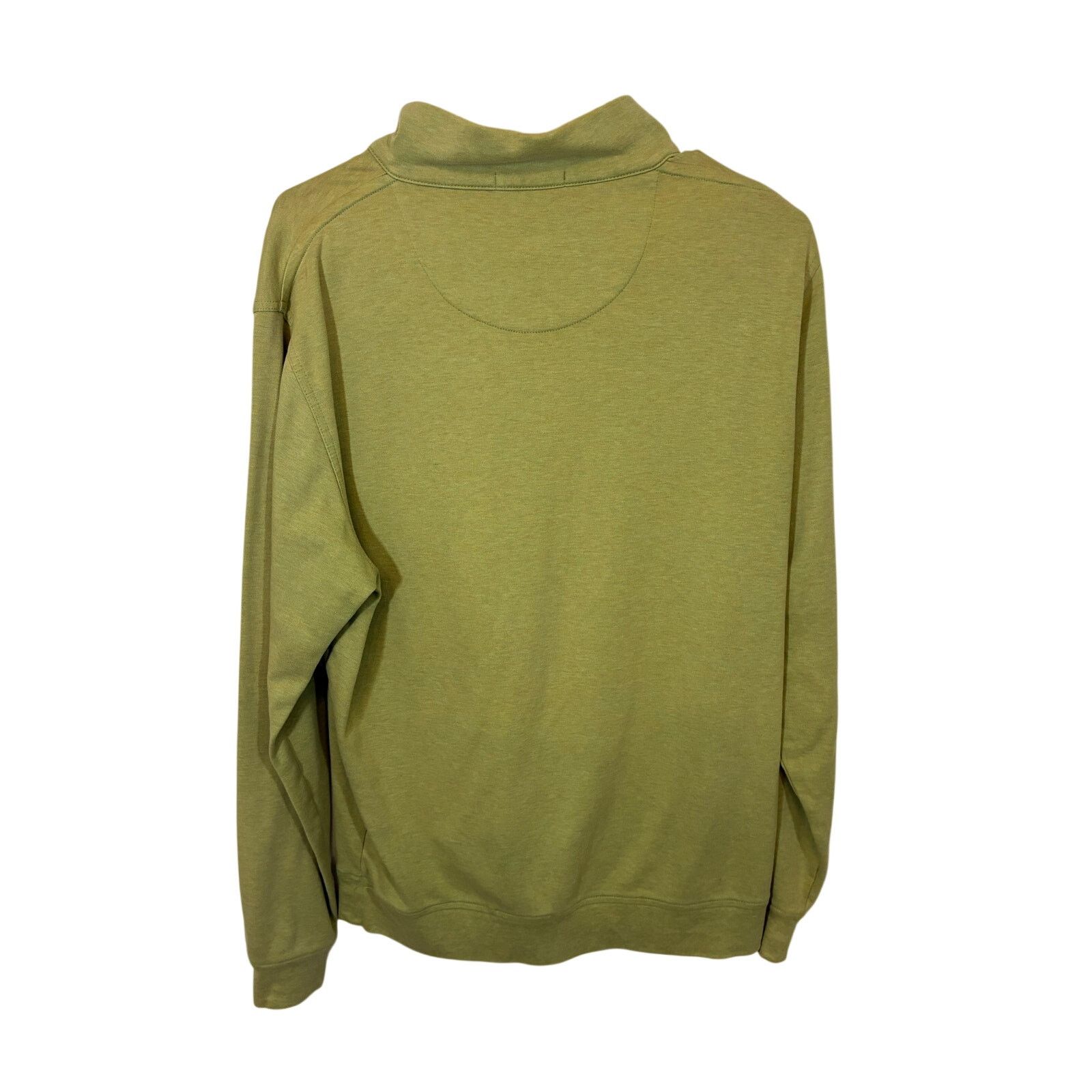 Peter Millar Peter Millar Men's Lime Green Whitaker Quarter-Zip Sweater M Size US M / EU 48-50 / 2 - 5 Thumbnail