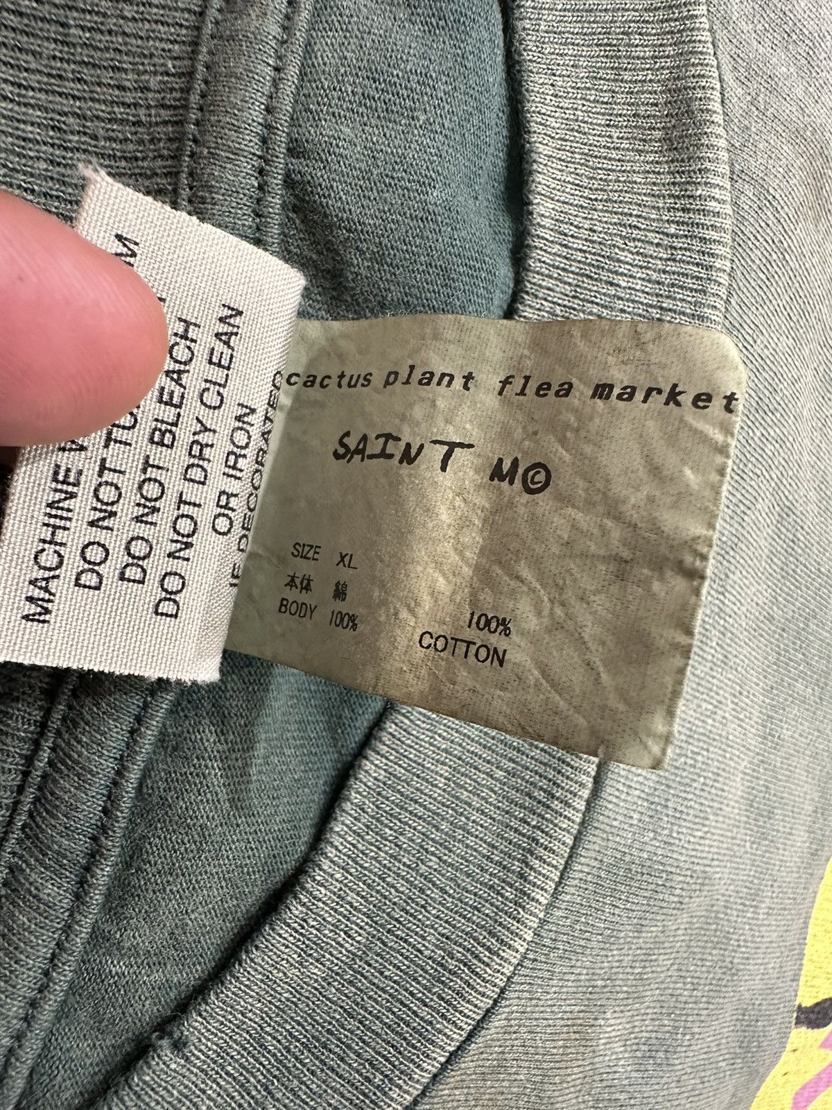 Saint Michael SAINT Mxxxxxx Cactus Plant Flea Market Love Of Saint Tee Size US XL / EU 56 / 4 - 3 Thumbnail