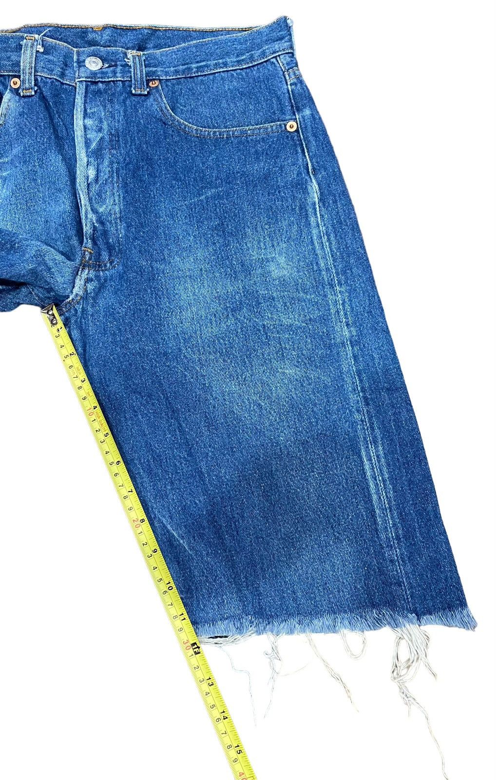 Levi's × Levi's Made & Crafted × Levi's Vintage Clothing Vintage Levi’s Cutoff 501xx Blue Jeans W31” Size US 31 - 12 Thumbnail