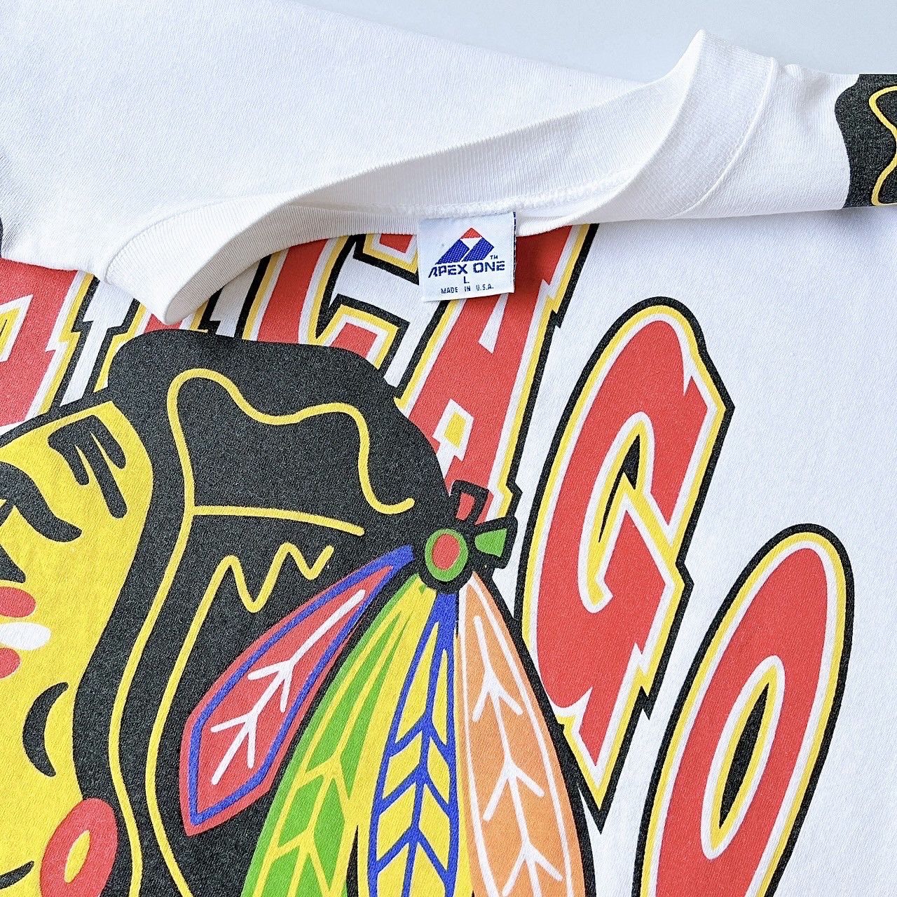 Apex One × Vintage 90s Chicago Blackhawks NHL t-shirt/ L Size US L / EU 52-54 / 3 - 10 Thumbnail