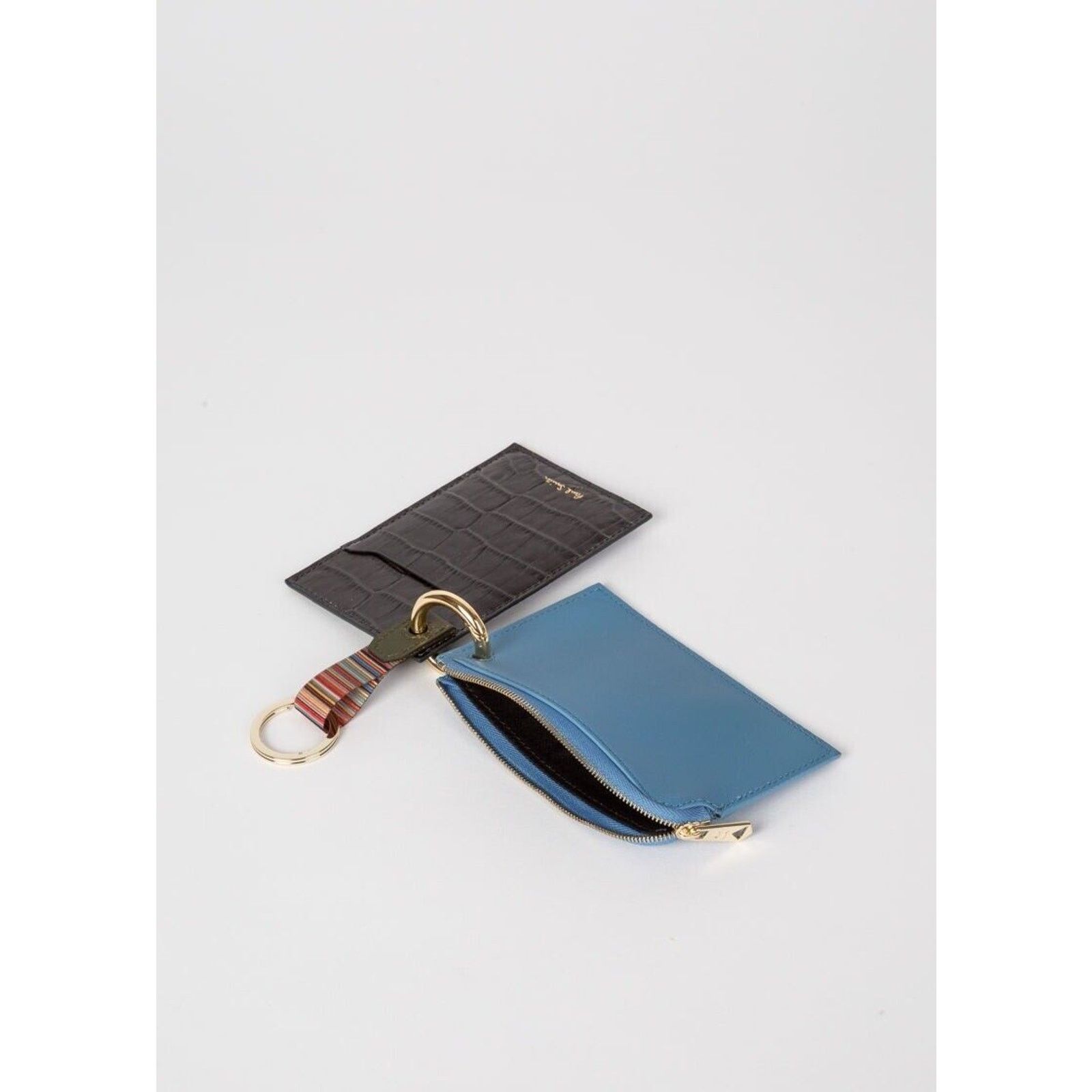 Paul Smith Rare! NWT Paul Smith $400 Leather Trio Wallet & Key Ring set Size ONE SIZE - 3 Thumbnail
