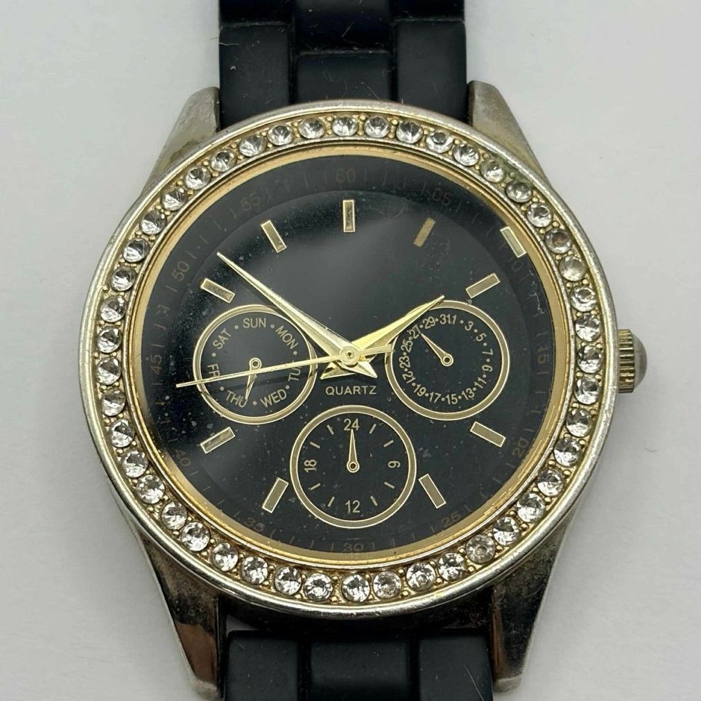 Other Black & Gold Retro Men’s Watch Size ONE SIZE - 3 Thumbnail