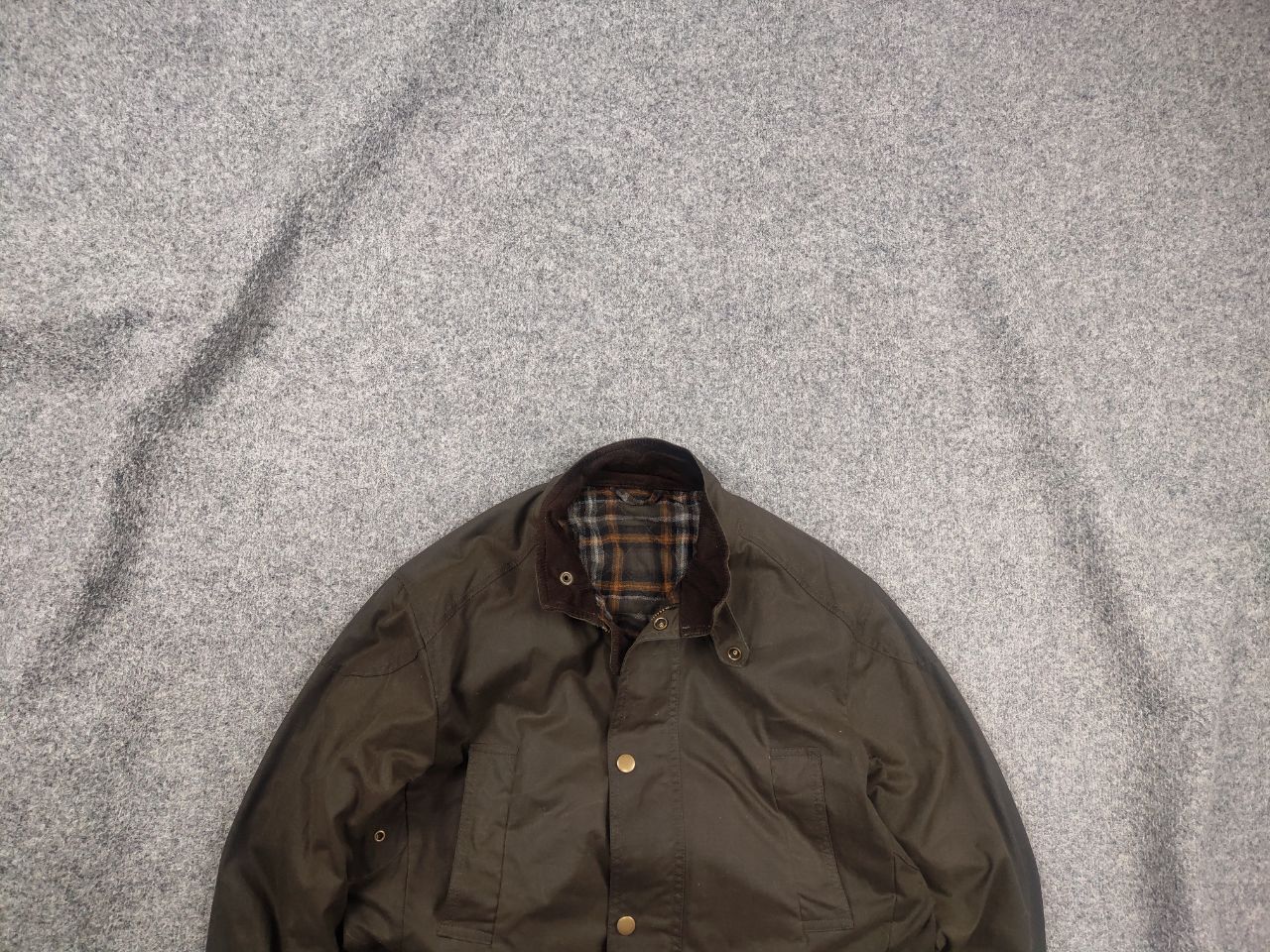 Vintage Vintage England The British Millerain Wax Jacket Barbour Size US S / EU 44-46 / 1 - 1 Thumbnail