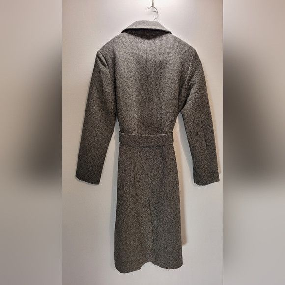 FRNCH Frnch Paris Trenchcoat In Gray Houndstooth Like Print - S Size S / US 4 / IT 40 - 2 Thumbnail