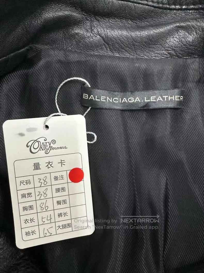 Balenciaga Balenciaga Black leather biker jacket Size XS / US 0-2 / IT 36-38 - 6 Thumbnail