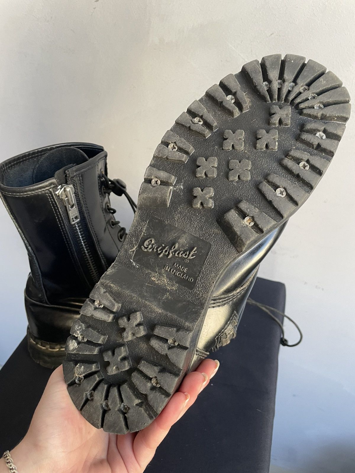 Undercover Leather Black Boots Platform High Dirk Bikkembergs Style Size US 8 / EU 41 - 11 Thumbnail