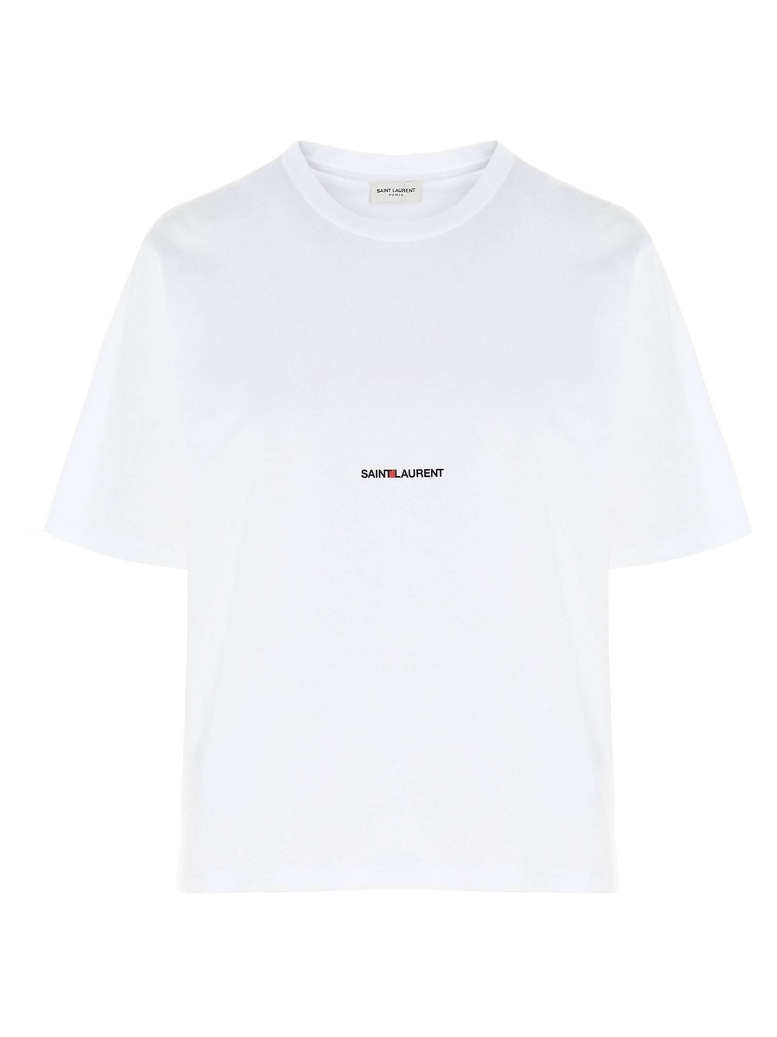 Saint Laurent Paris 'Saint Laurent Rive Gauche' T-Shirt Size L / US 10 / IT 46 - 1 Thumbnail
