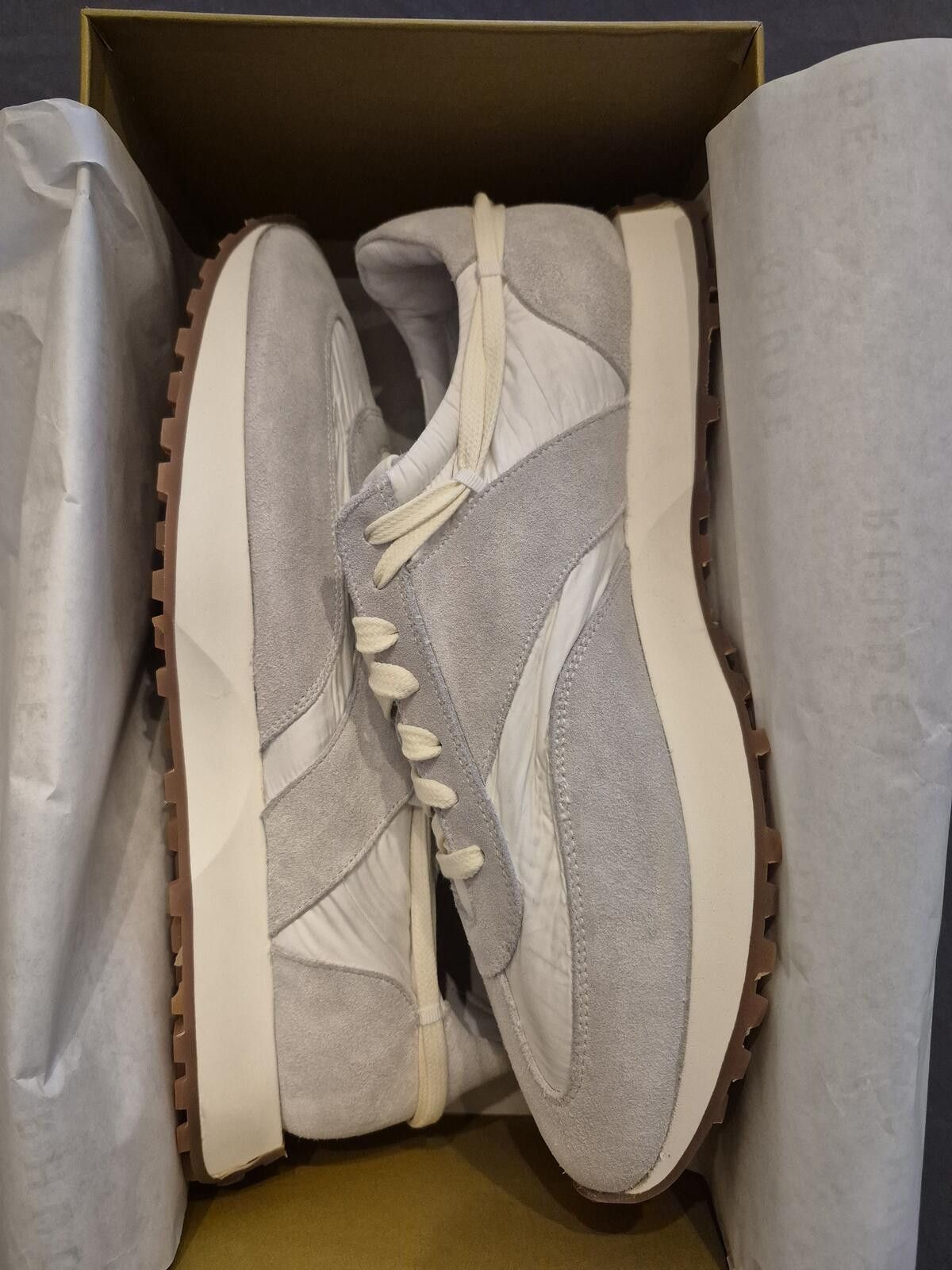 Rhude RHUDE Runners 12 M White/Grey Brand New Size US 12 / EU 45 - 4 Thumbnail