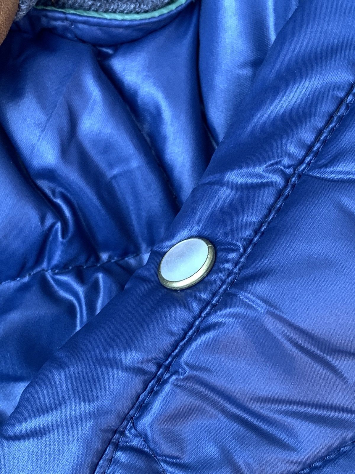 Undercover Undercover Quilted Down Jacket Leather Sleeves Shearling Size US XL / EU 56 / 4 - 8 Thumbnail