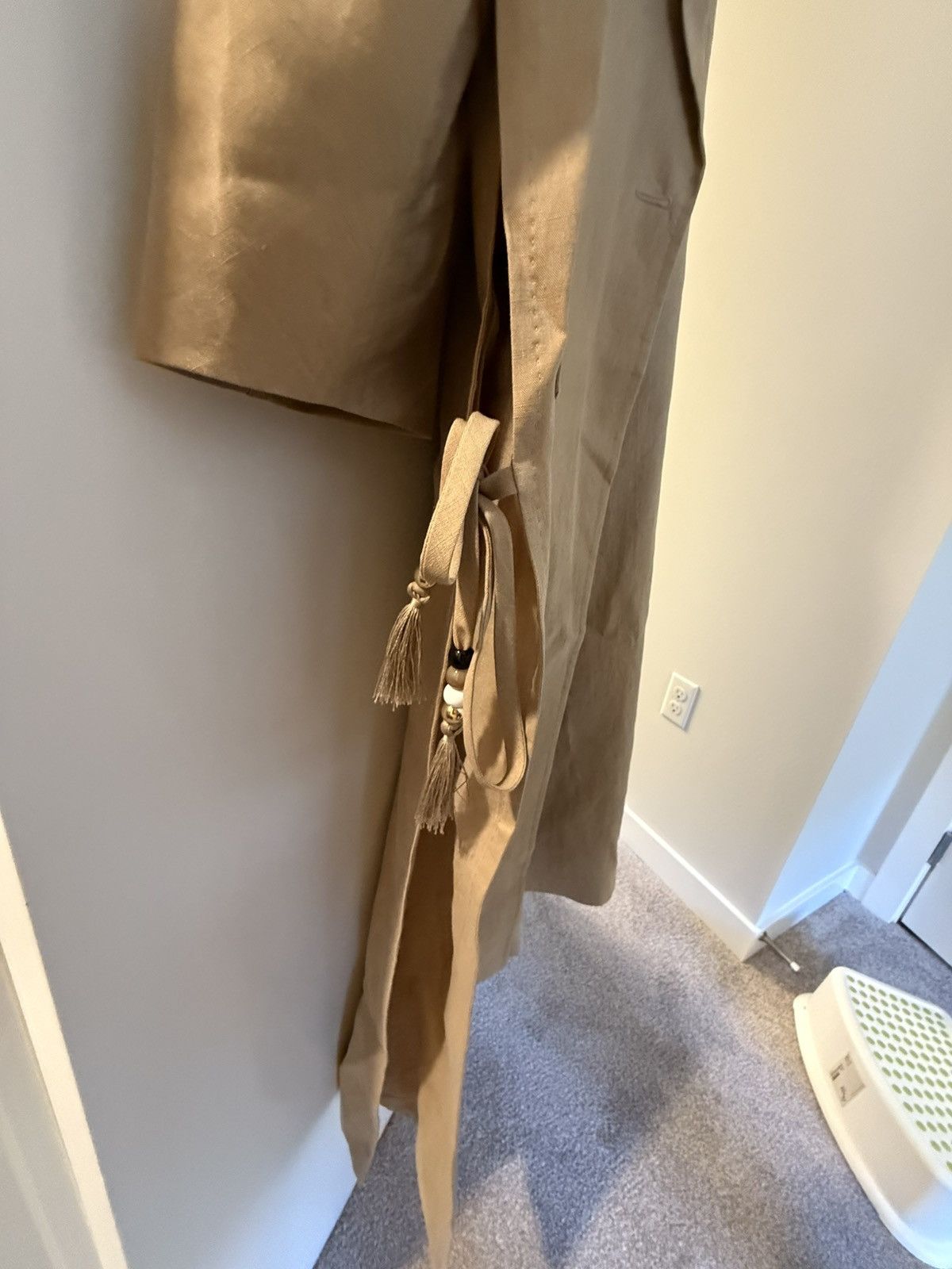 Max Mara Max Mara Double-Breasted Linen Trench Coat– Size 40 Size S / US 4 / IT 40 - 8 Thumbnail