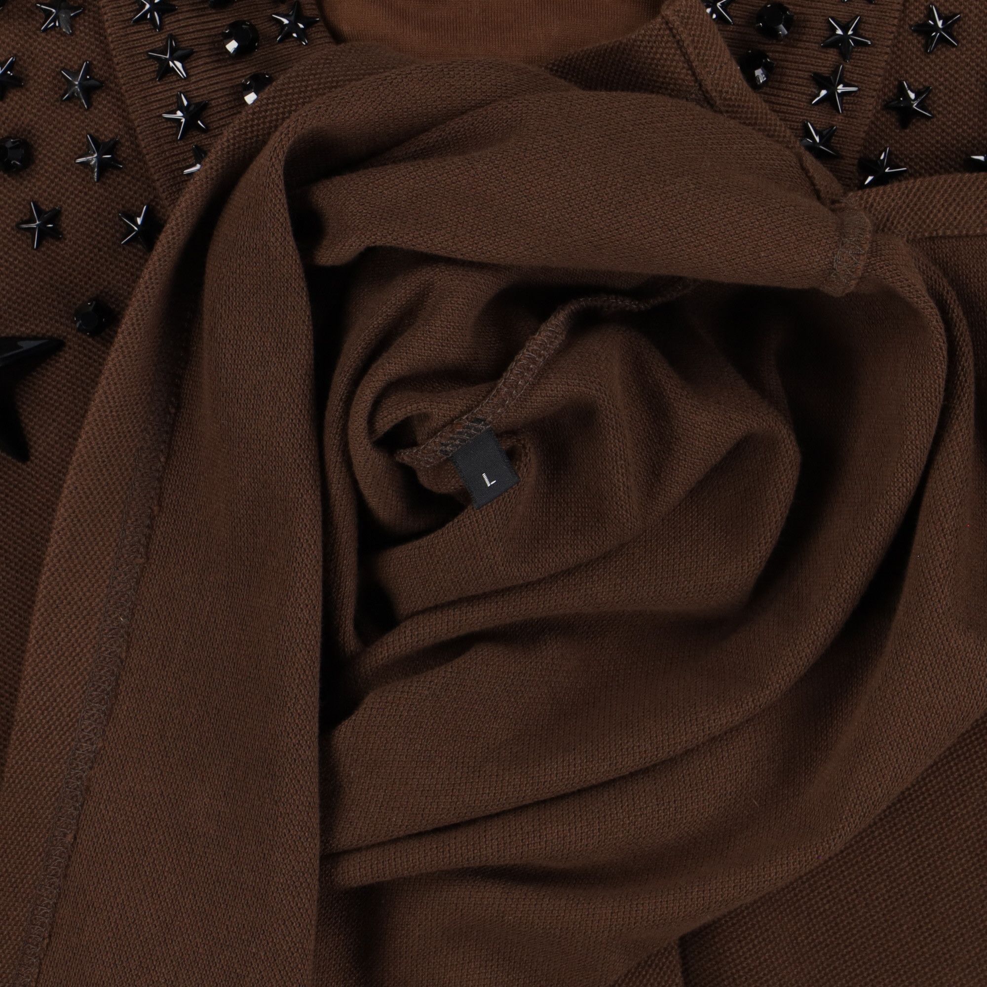 Givenchy Runway Brown Swarovski Beads and Stars Polo Size US L / EU 52-54 / 3 - 7 Thumbnail