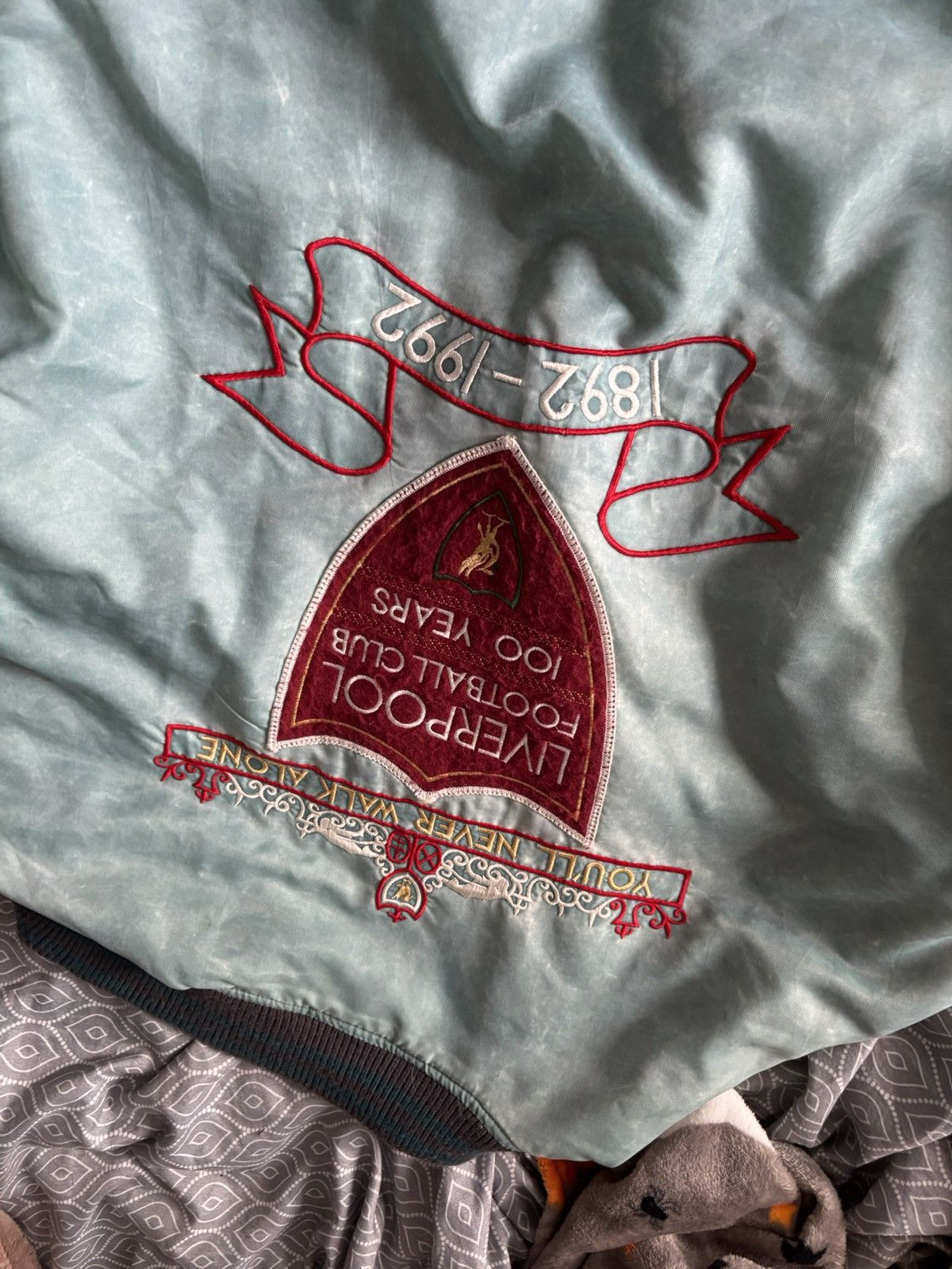 Adidas Vintage 1992 Adidas FC Liverpool 100 Years Anniversary Size US L / EU 52-54 / 3 - 11 Thumbnail