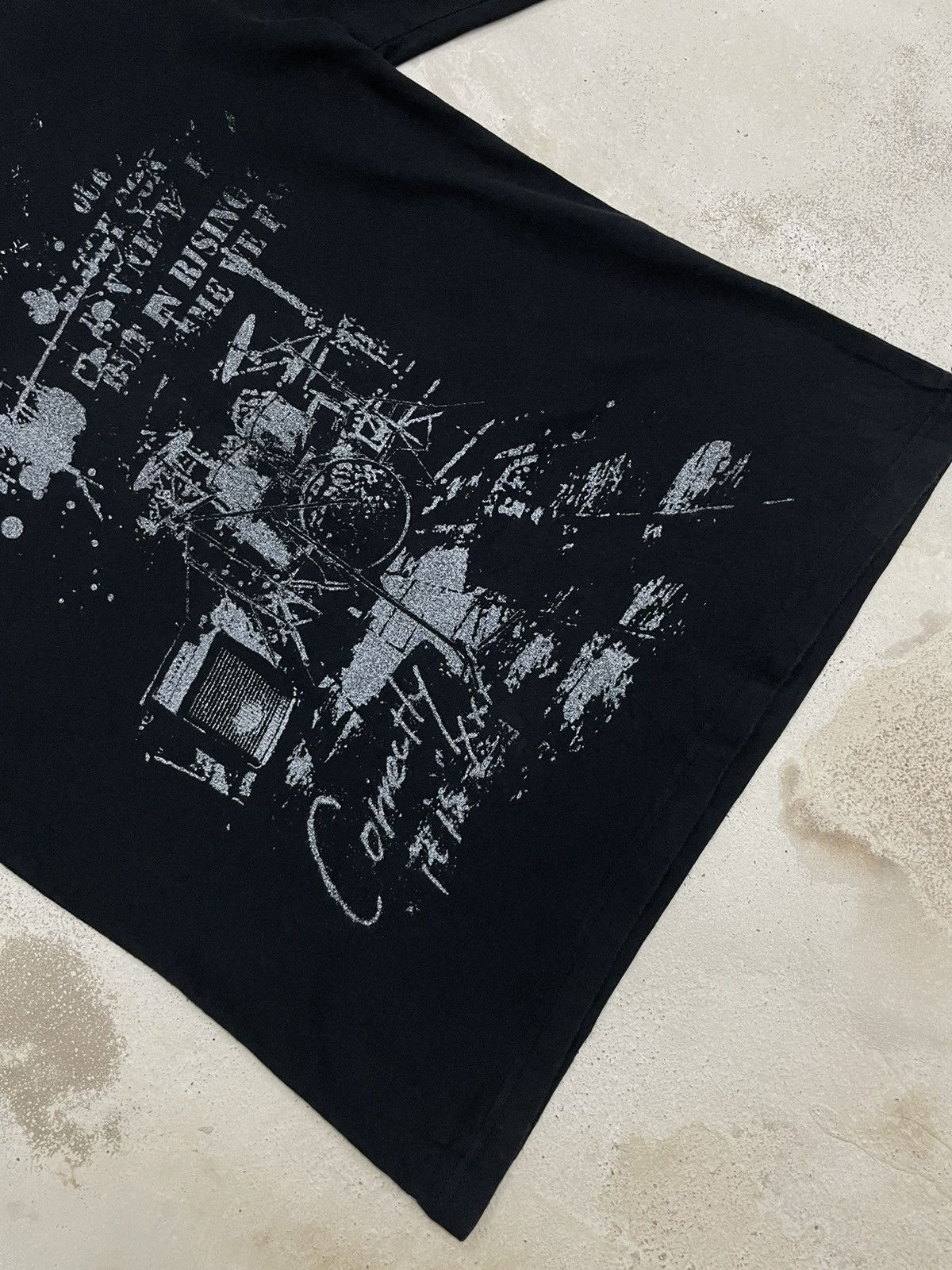 Japanese Brand Villand Band Graphic Y2K Vintage 3Q Sleeve Drum Music Size US L / EU 52-54 / 3 - 4 Thumbnail