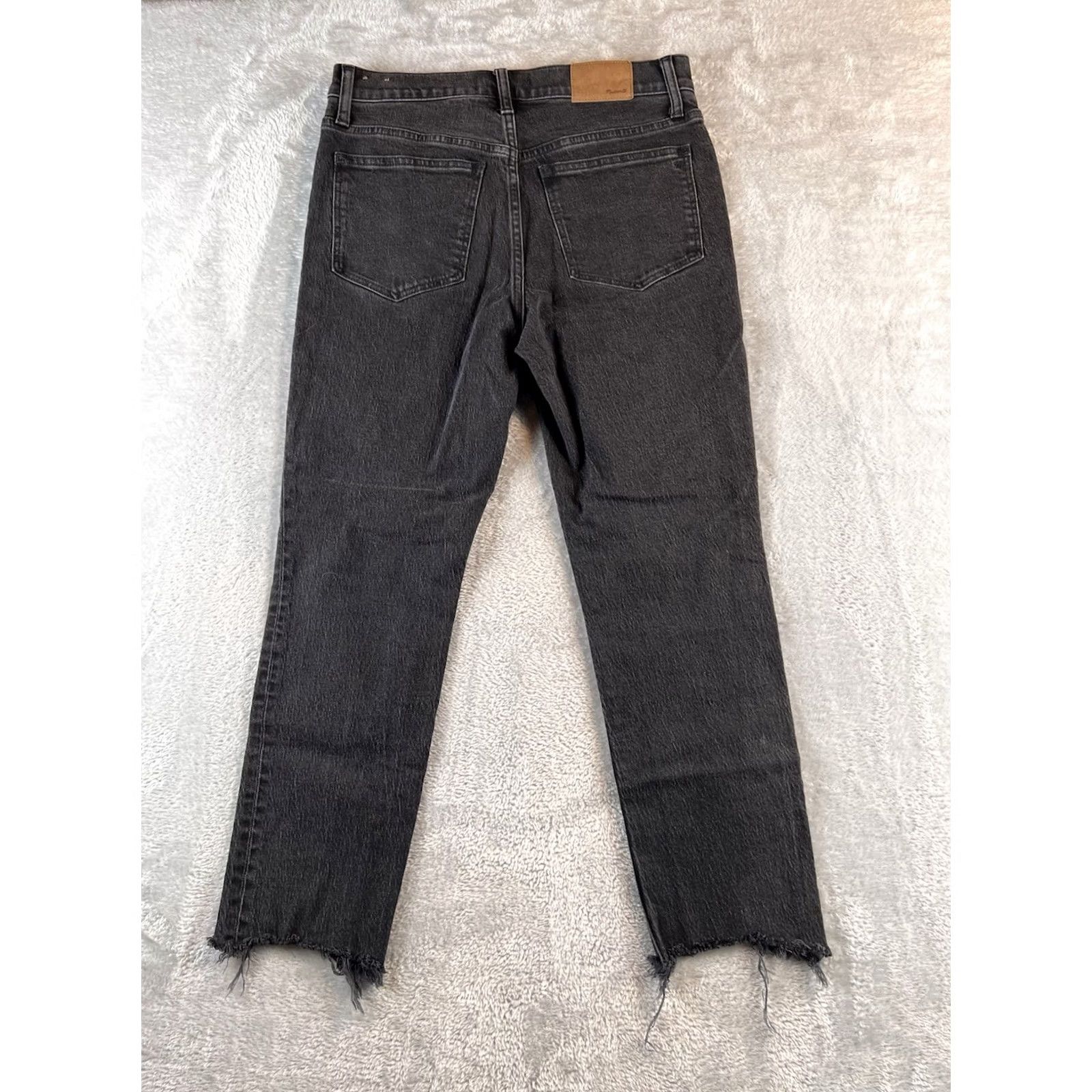 Madewell Madewell Jeans Black Size 26 Slim Boyfriend High Rise Denim Cotton Blend ZIP Button Pockets Size 30" / US 8 / IT 44 - 2 Thumbnail