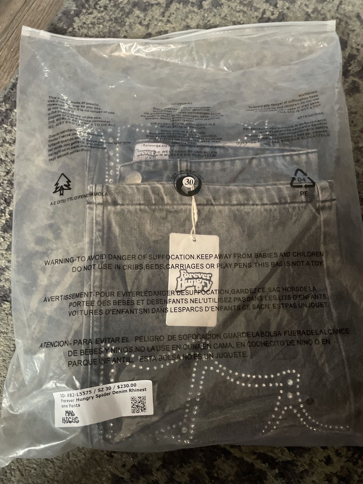 Other Forever Hungry Spider Denim Rhinest Size US 30 / EU 46 - 5 Thumbnail