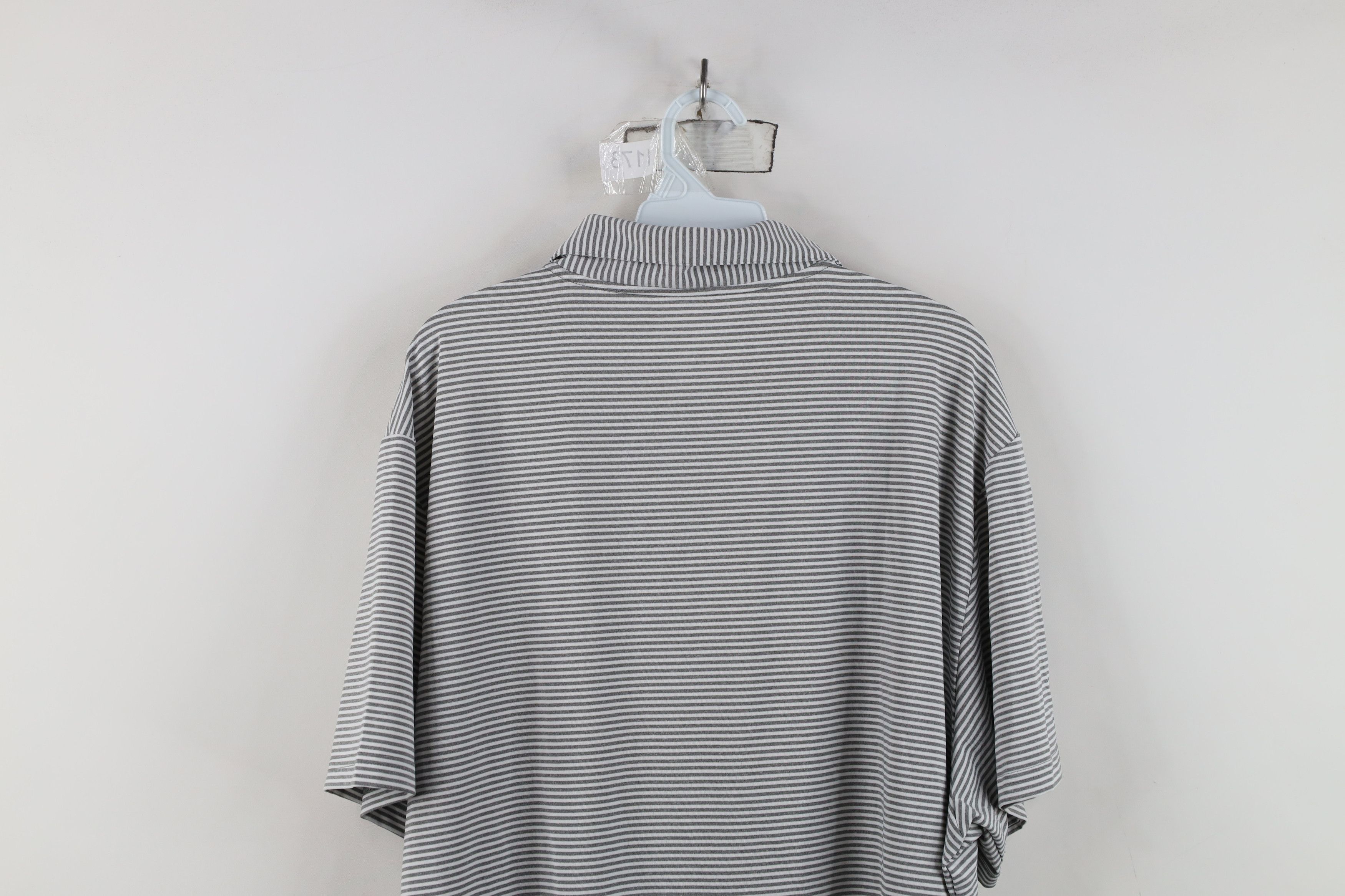 Bonobos Bonobos Golf Stretch Striped Golfing Polo Shirt Gray Size US XXL / EU 58 / 5 - 11 Thumbnail