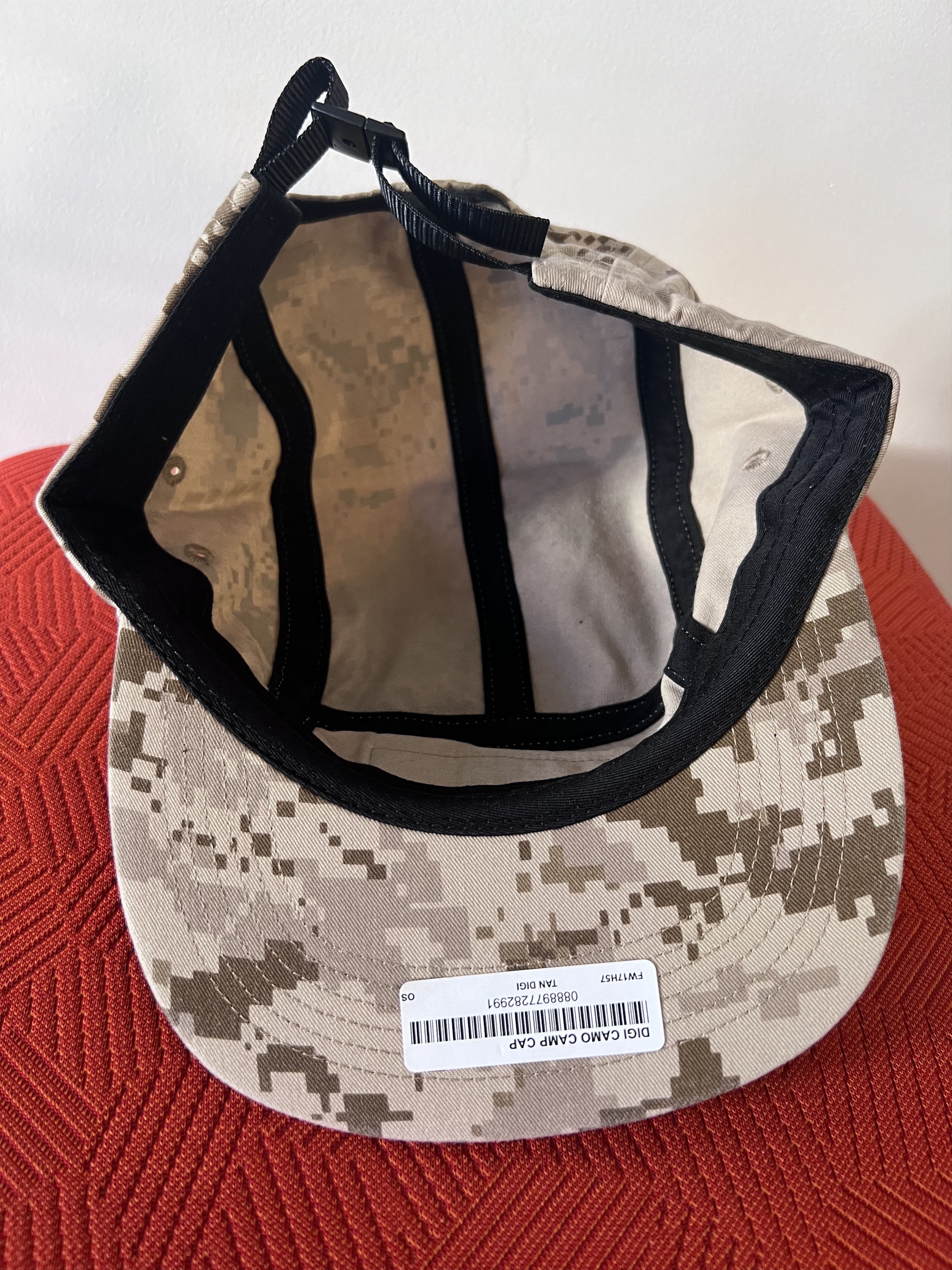 Supreme Supreme NYCO Twill Camp Cap from FW17 in Tan Digi Camo Size ONE SIZE - 3 Thumbnail