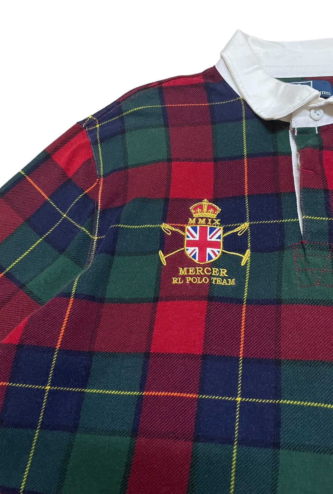 Polo Ralph Lauren Rare Design Vintage Polo Ralph Lauren Rugby T-shirt 1990s Size US XL / EU 56 / 4 - 3 Thumbnail